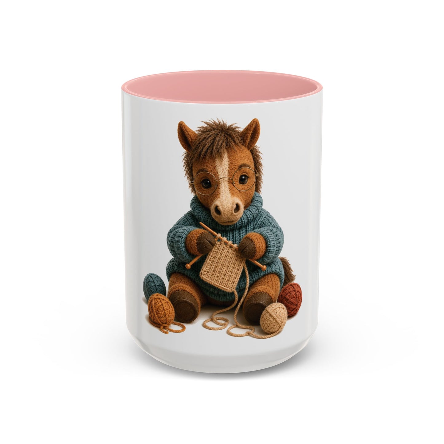 Horse Knitting Mug — Barnyard Stitch Club Mug (11/15oz)
