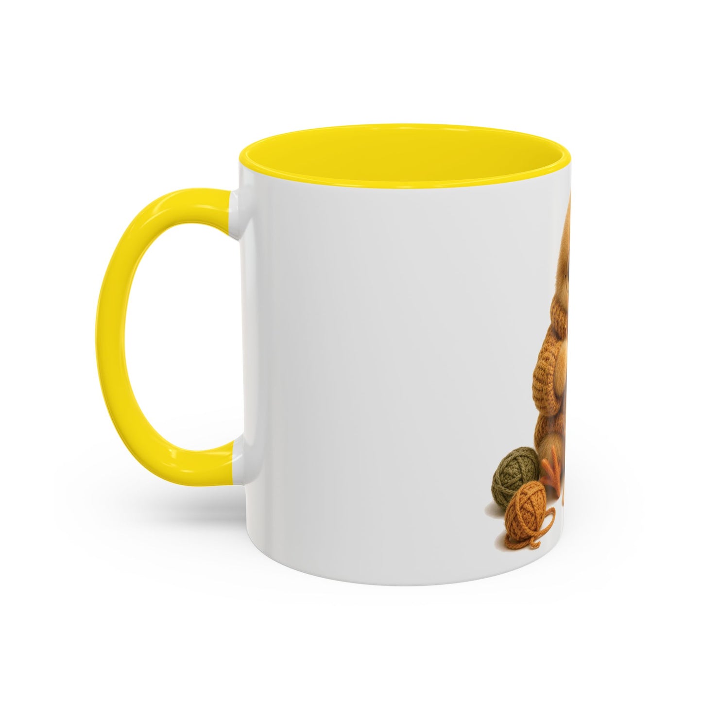 Chick Crocheting Mug — Barnyard Stitch Club Mug (11/15oz)