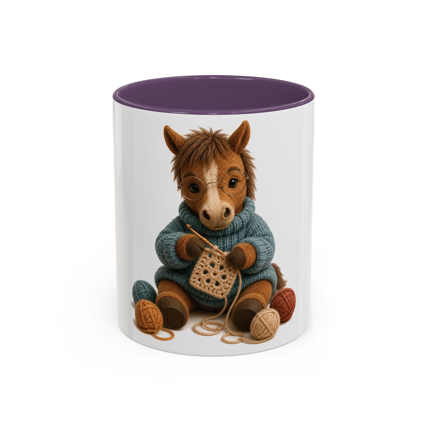 Horse Crocheting Mug — Barnyard Stitch Club Mug (11/15oz)