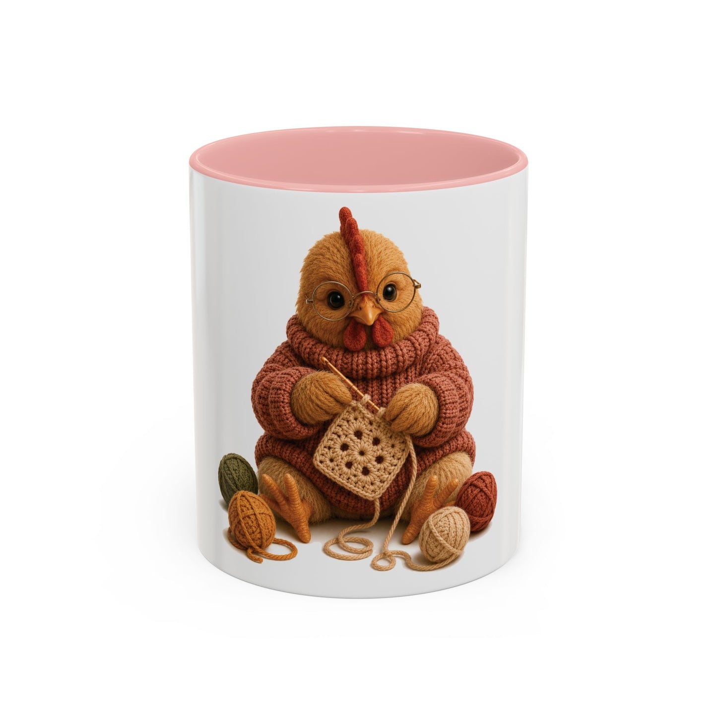 Chicken Crocheting Mug - Barnyard Stitch Club Mug (11/15oz)
