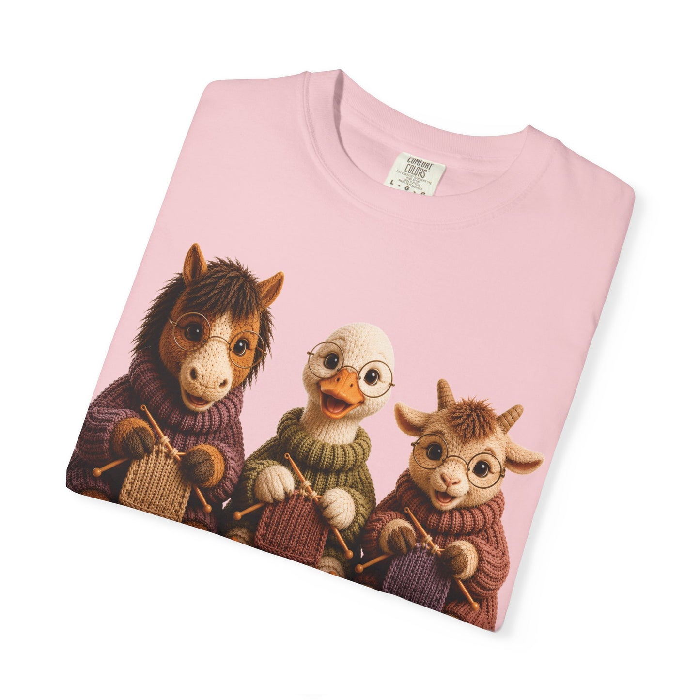 Horse, Goose, Goat Knitting– Barnyard Stitch Club T‑Shirt
