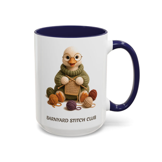 Goose Knitting Mug — Barnyard Stitch Club Mug (11/15oz)