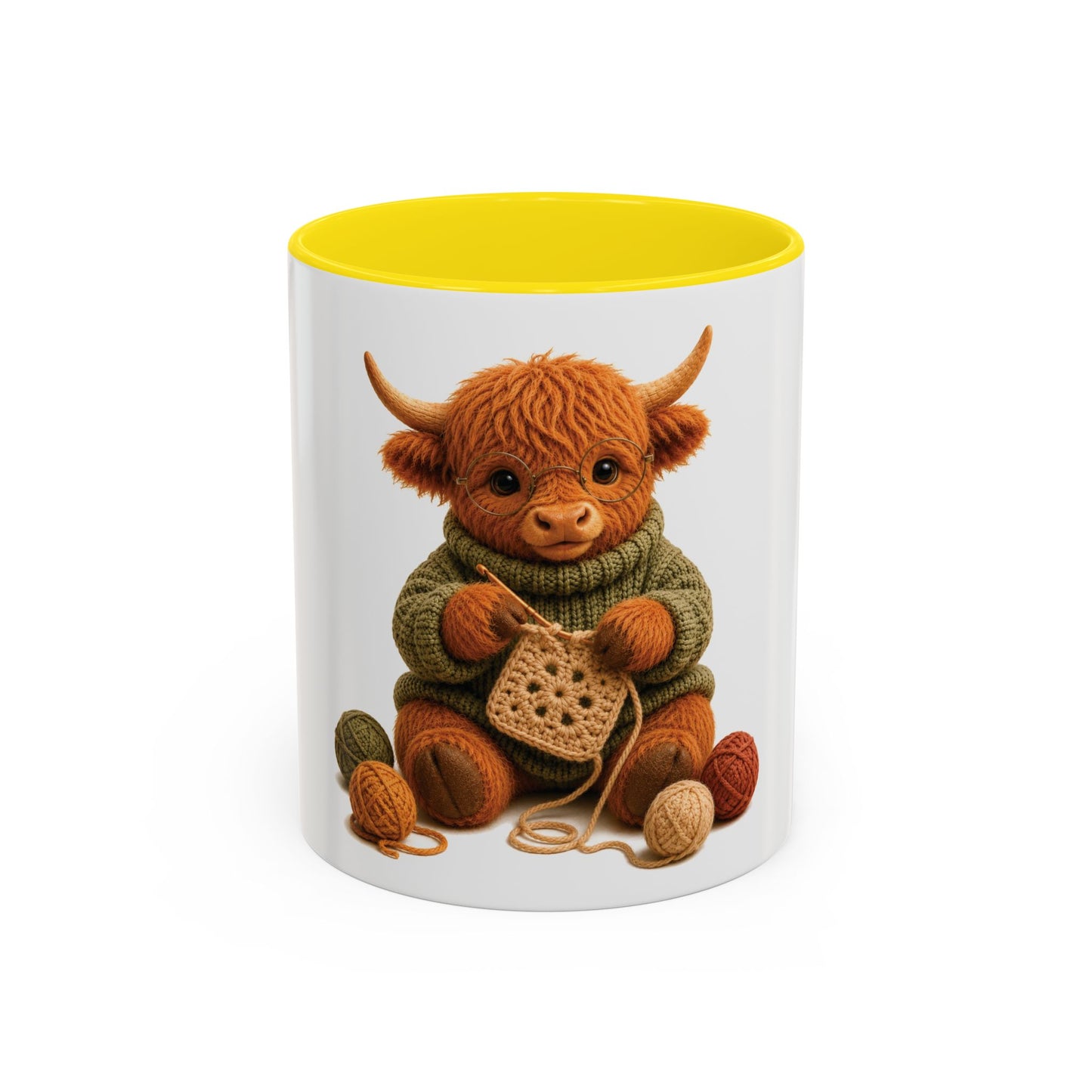 Hyland Cow Crocheting Mug - Barnyard Stitch Club  (11/15oz)