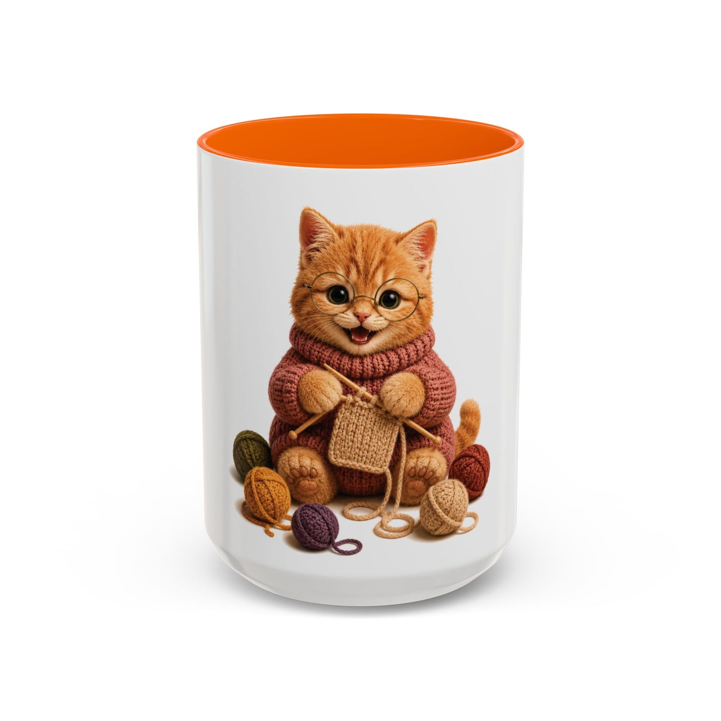 Cat Knitting Mug —Barnyard Stitch Club Mug (11/15oz)