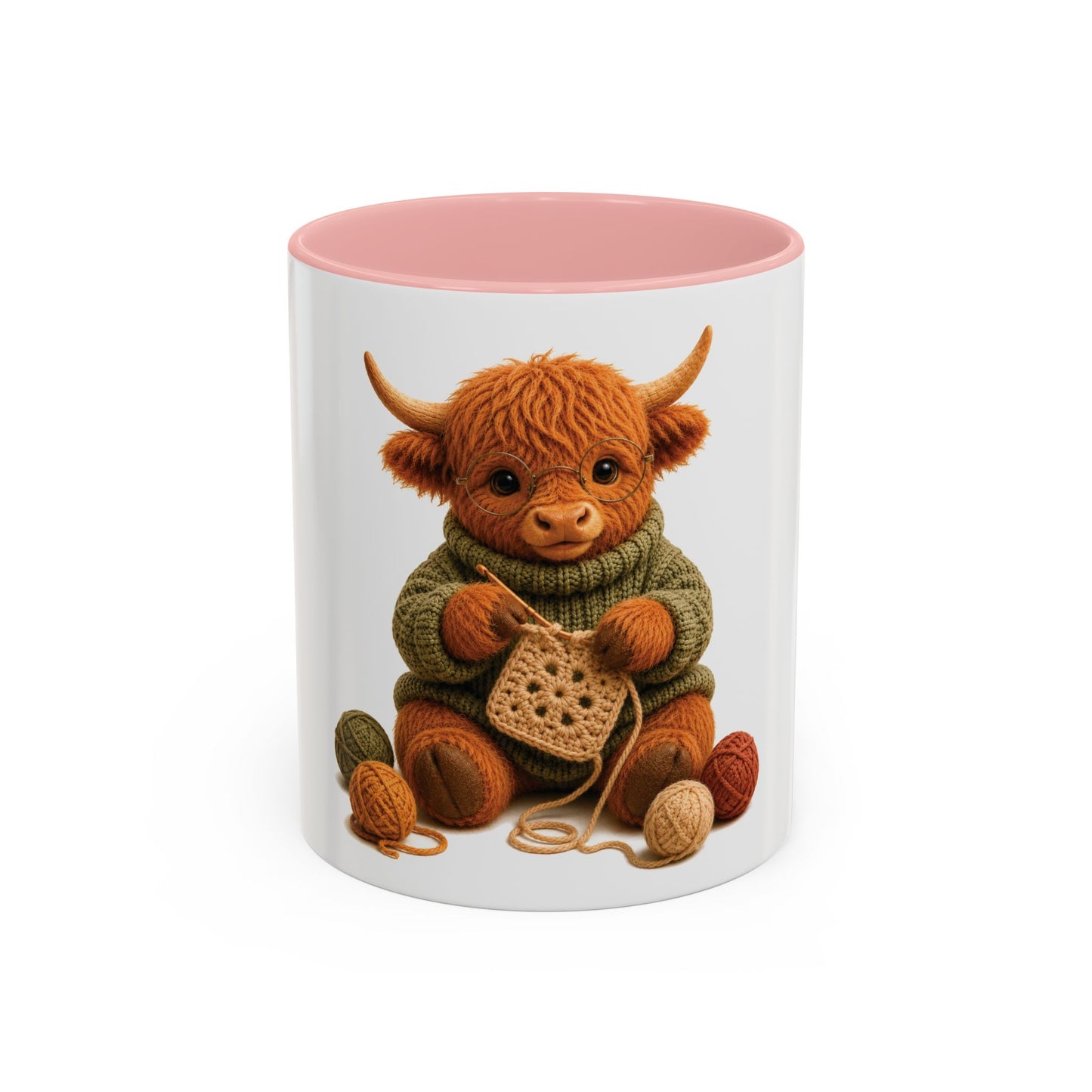 Hyland Cow Crocheting Mug - Barnyard Stitch Club  (11/15oz)