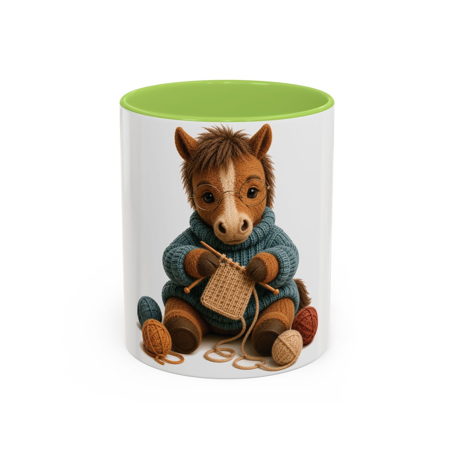 Horse Knitting Mug — Barnyard Stitch Club Mug (11/15oz)