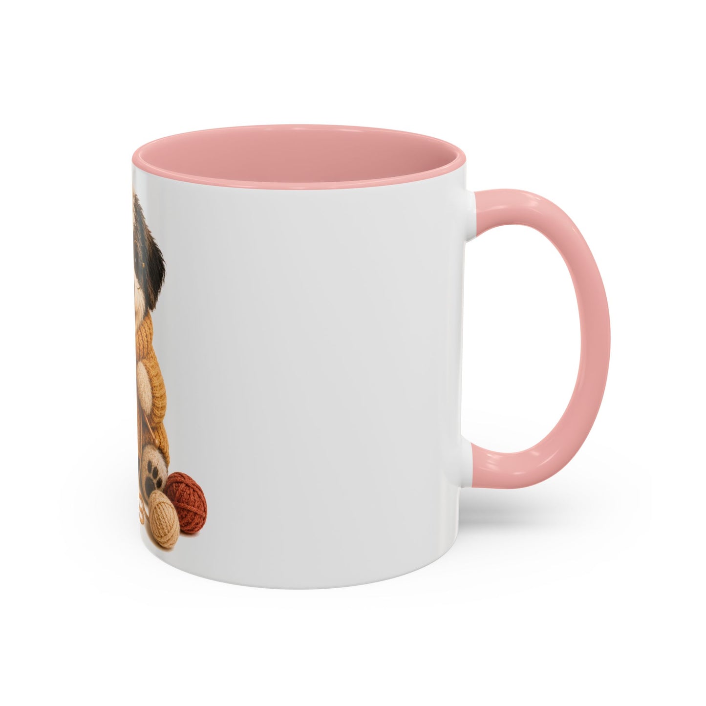Sheep Dog Knitting Mug — Barnyard Stitch Club Mug (11/15oz)