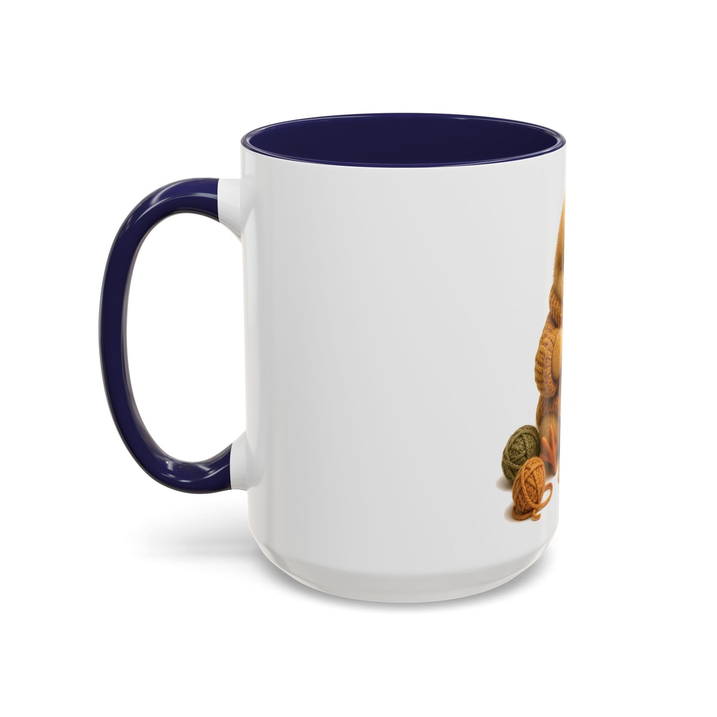 Chick Crocheting Mug — Barnyard Stitch Club Mug (11/15oz)