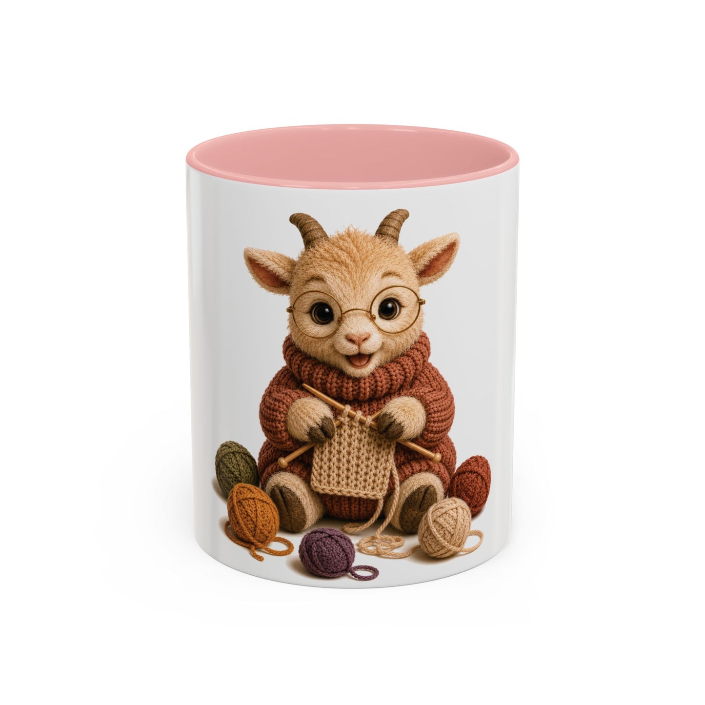Goat Knitting Mug – Barnyard Stitch Club Mug (11/15oz)