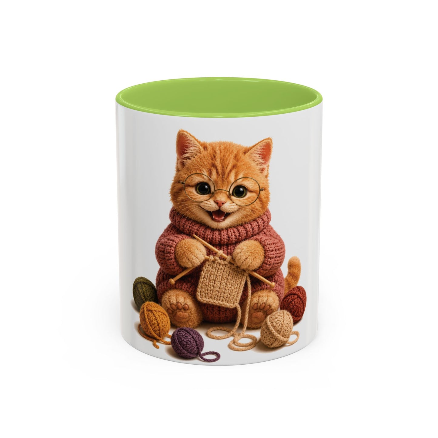 Cat Knitting Mug —Barnyard Stitch Club Mug (11/15oz)