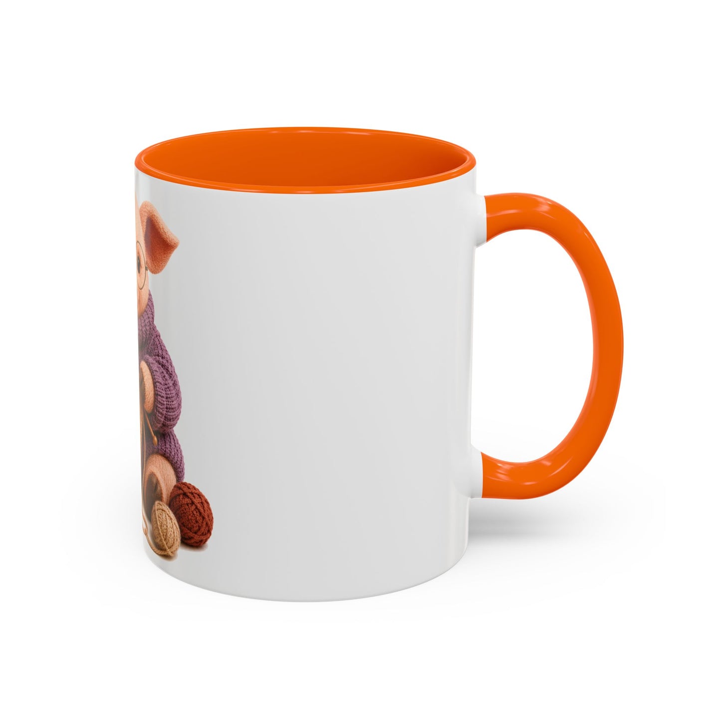 Pig Knitting Mug — Barnyard Stitch Club Mug (11/15oz)