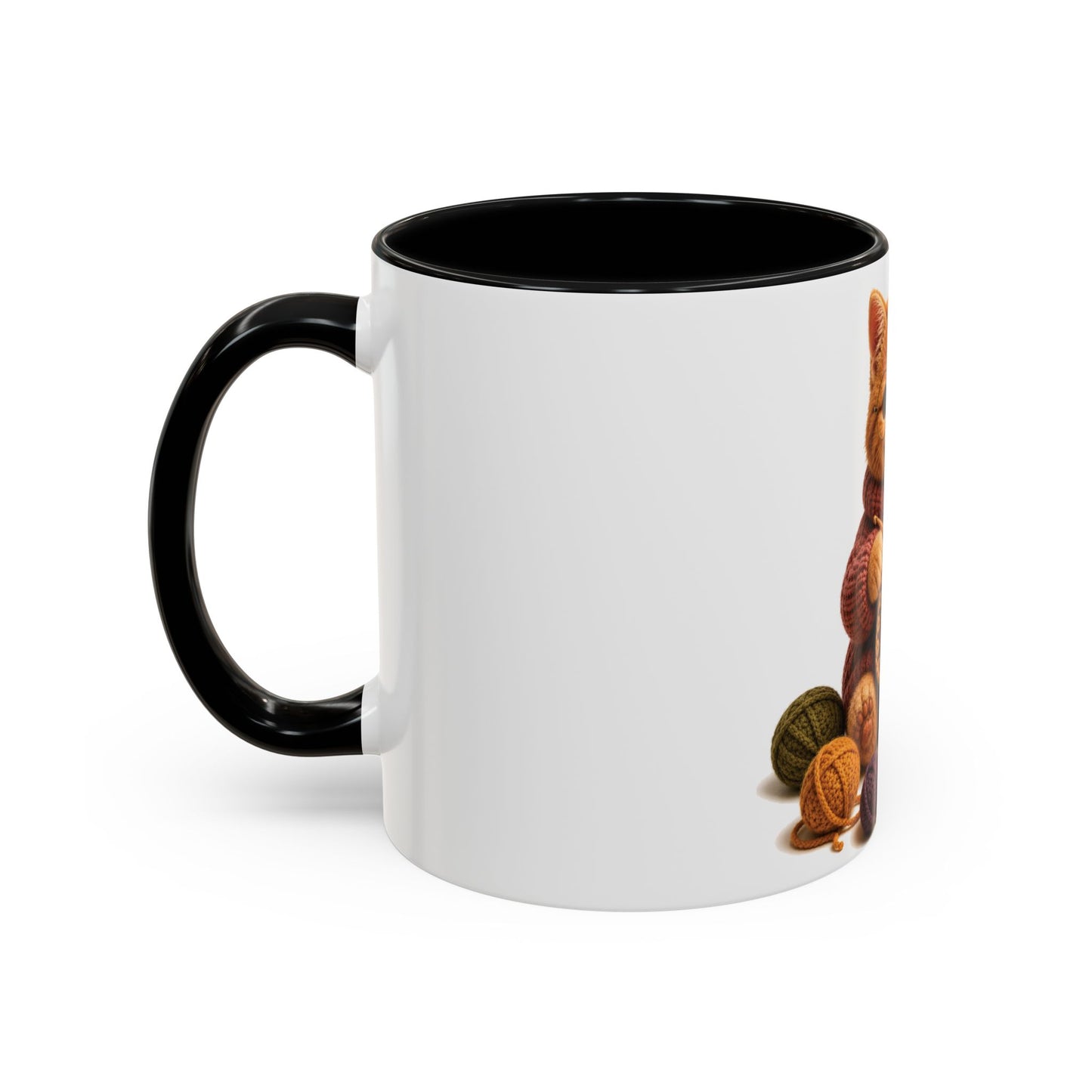 Cat Crocheting Mug — Barnyard Stitch Club Mug (11/15oz)