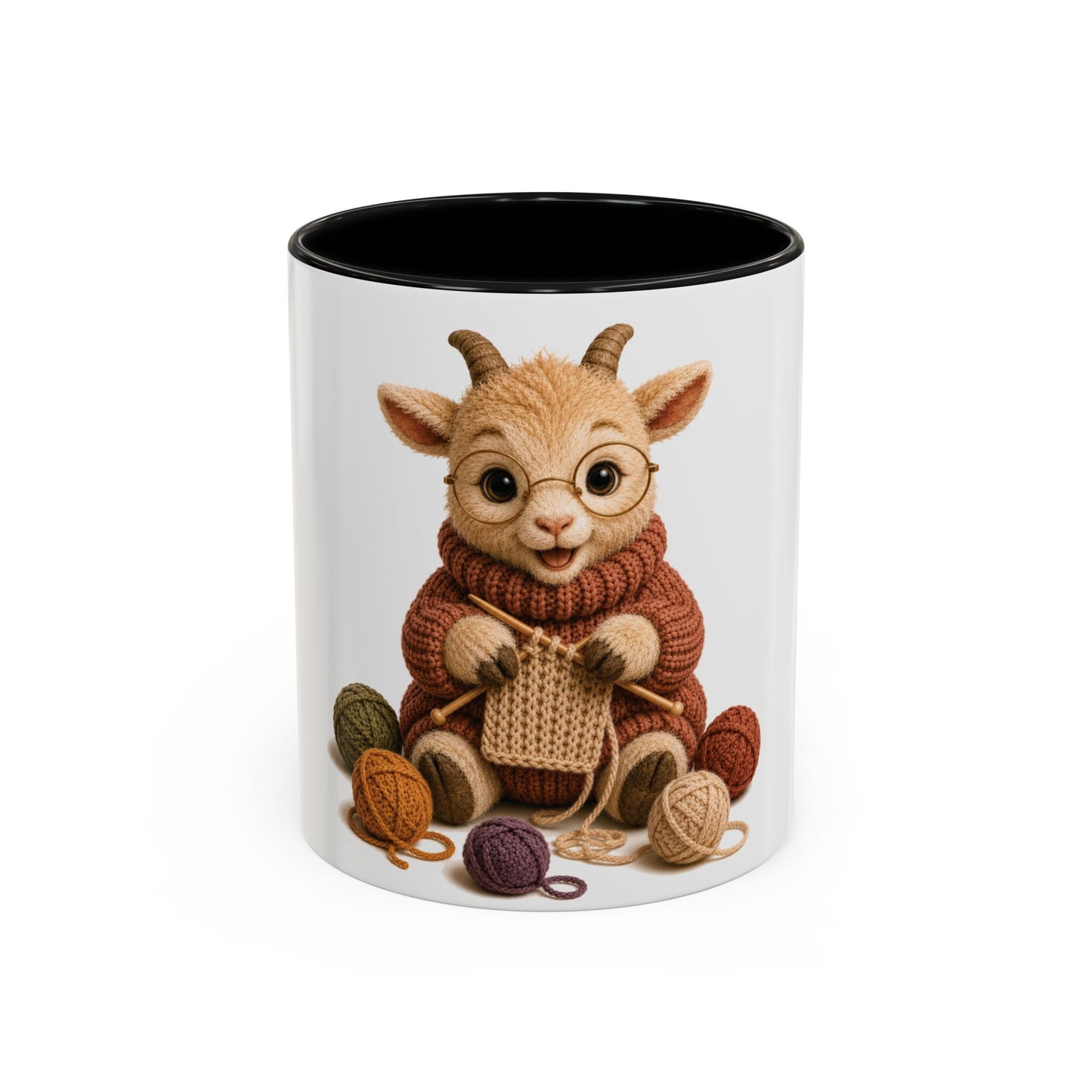 Goat Knitting Mug – Barnyard Stitch Club Mug (11/15oz)