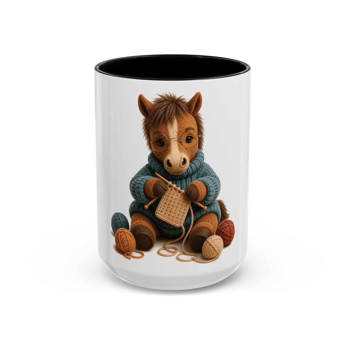 Horse Knitting Mug — Barnyard Stitch Club Mug (11/15oz)