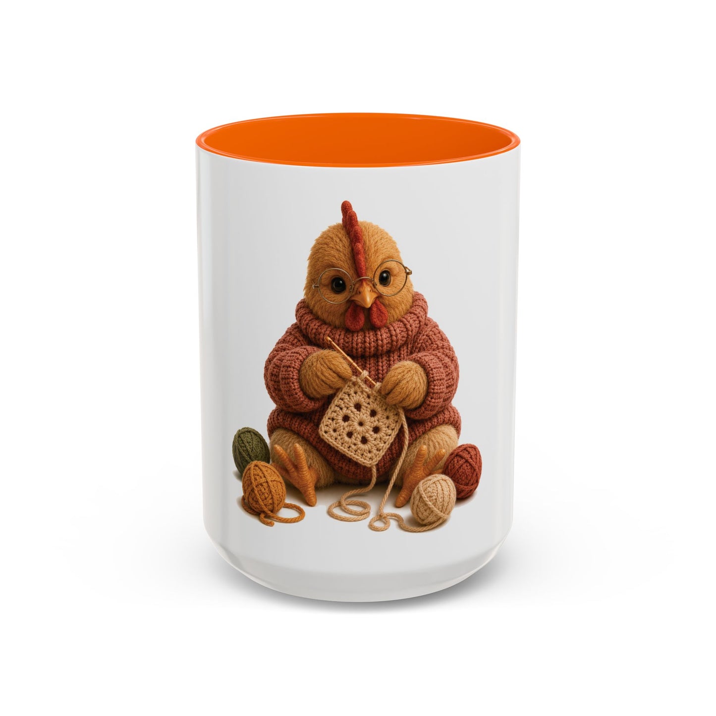 Chicken Crocheting Mug - Barnyard Stitch Club Mug (11/15oz)