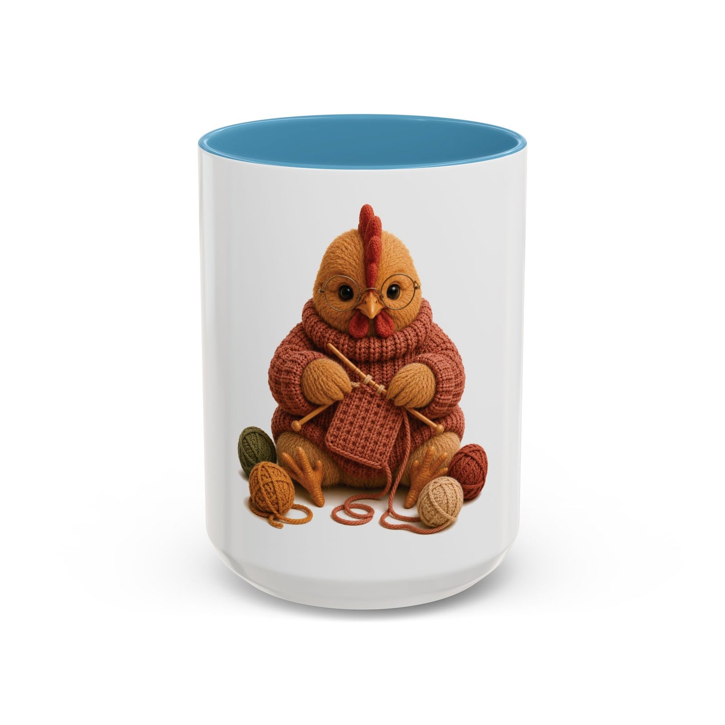Chicken Knitting Mug — Barnyard Stitch Club Mug (11/15oz)