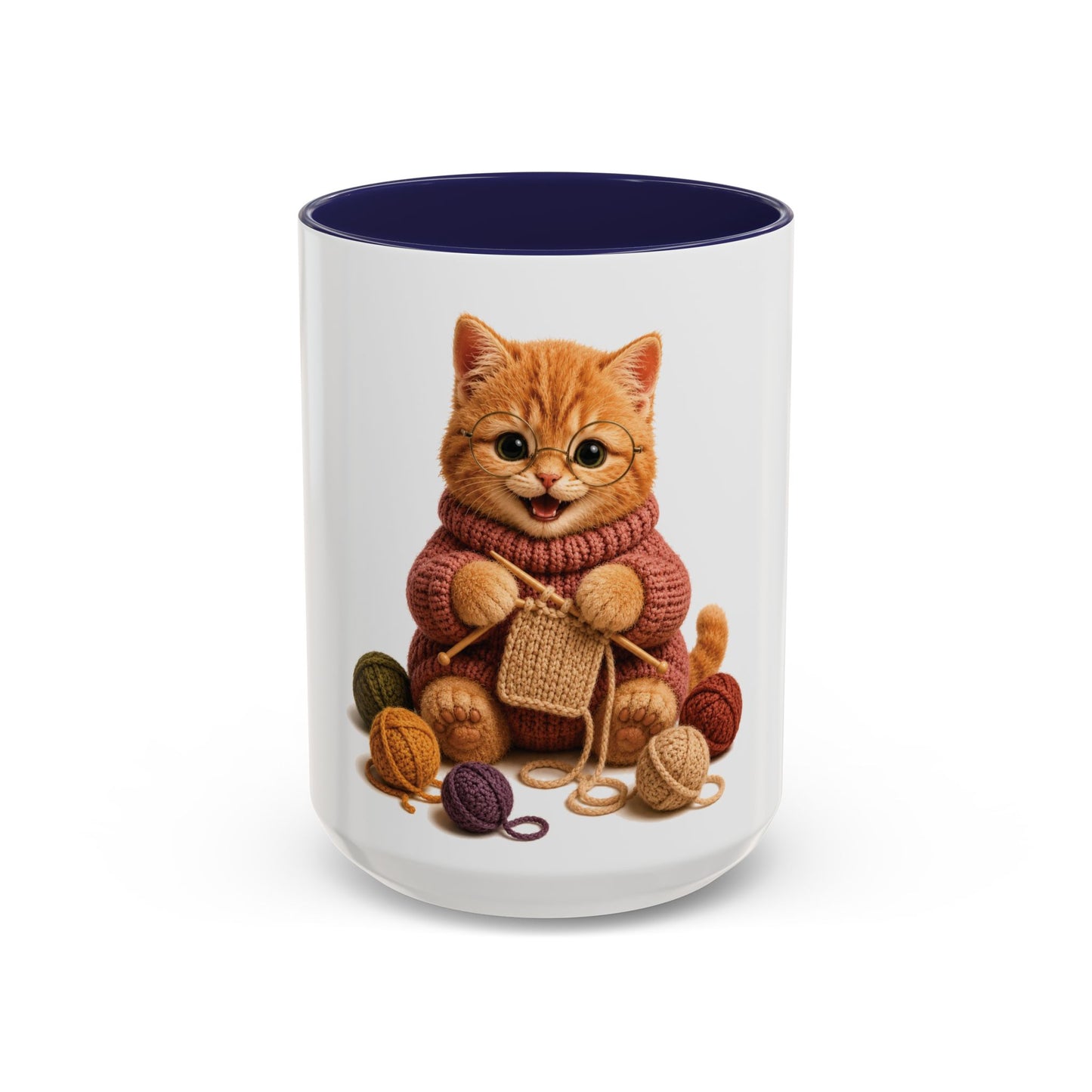 Cat Knitting Mug —Barnyard Stitch Club Mug (11/15oz)