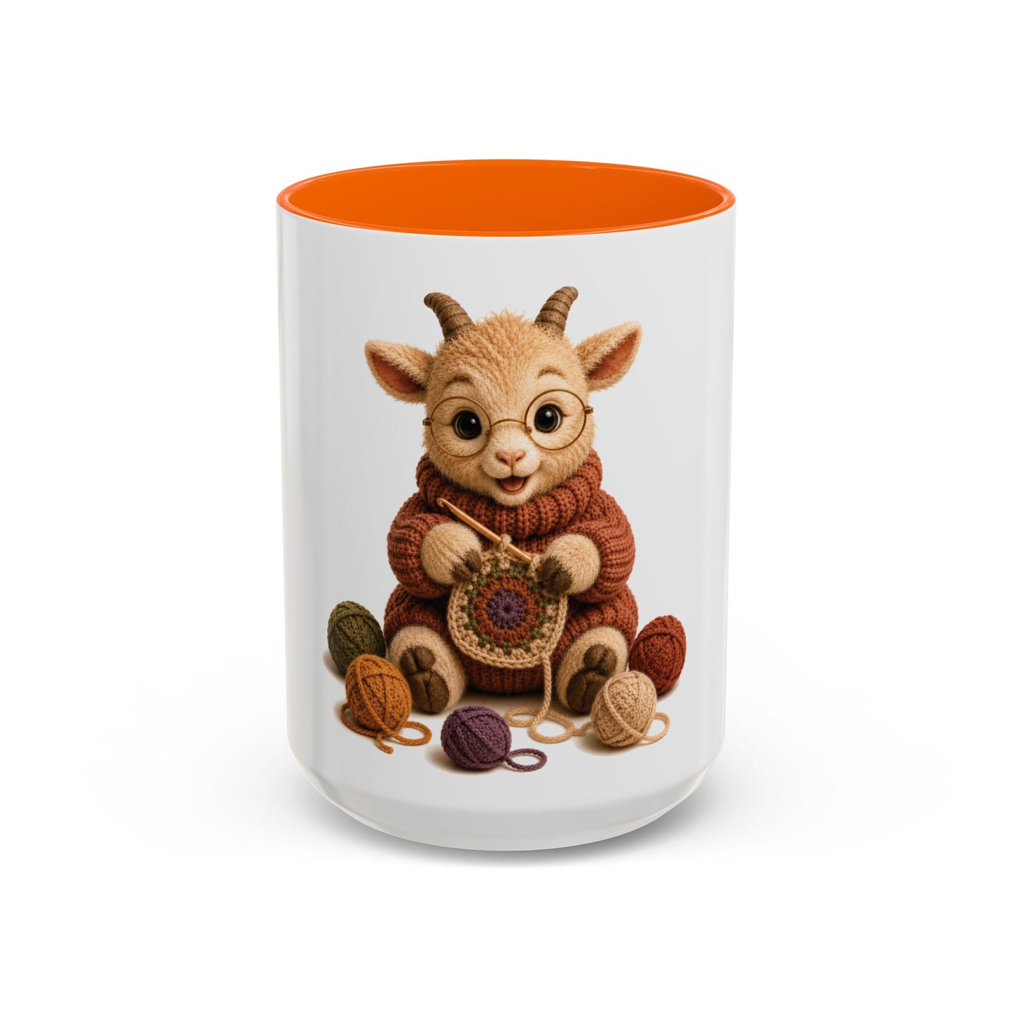 Goat Crocheting Mug — Barnyard Stitch Club Mug (11/15oz)