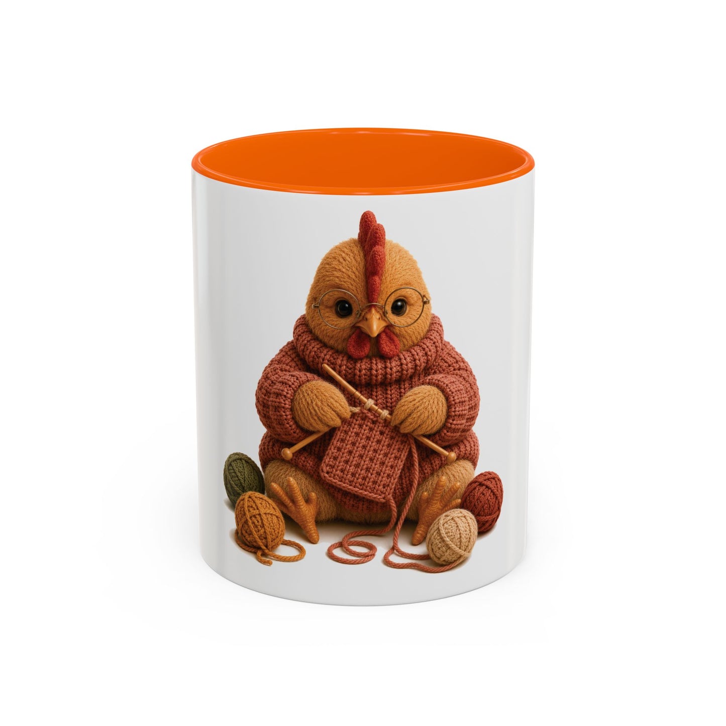 Chicken Knitting Mug — Barnyard Stitch Club Mug (11/15oz)