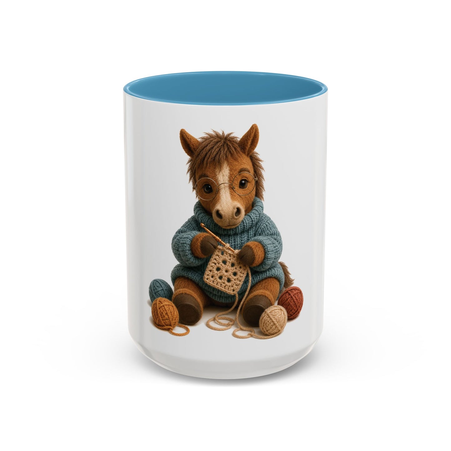 Horse Crocheting Mug — Barnyard Stitch Club Mug (11/15oz)