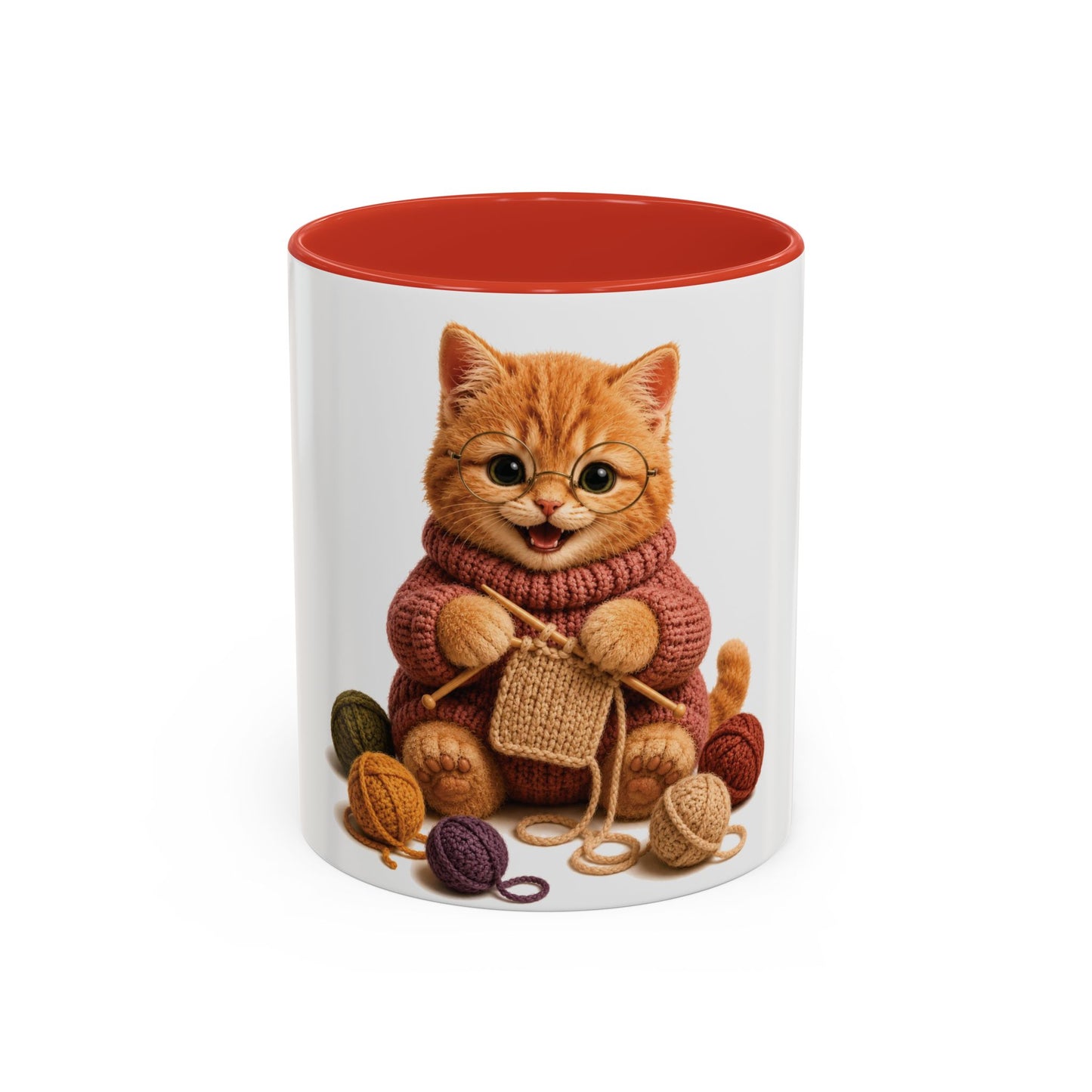 Cat Knitting Mug —Barnyard Stitch Club Mug (11/15oz)
