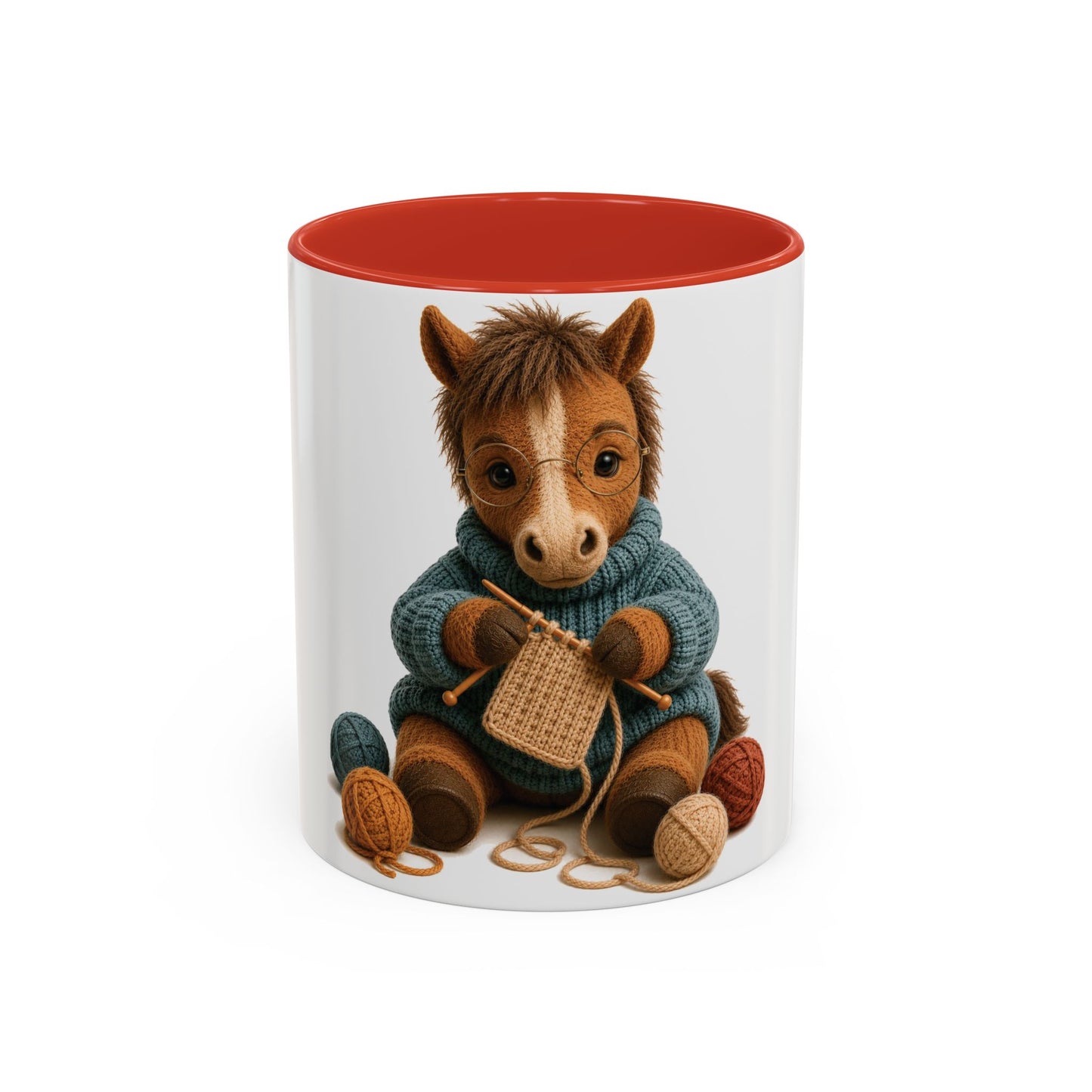 Horse Knitting Mug — Barnyard Stitch Club Mug (11/15oz)
