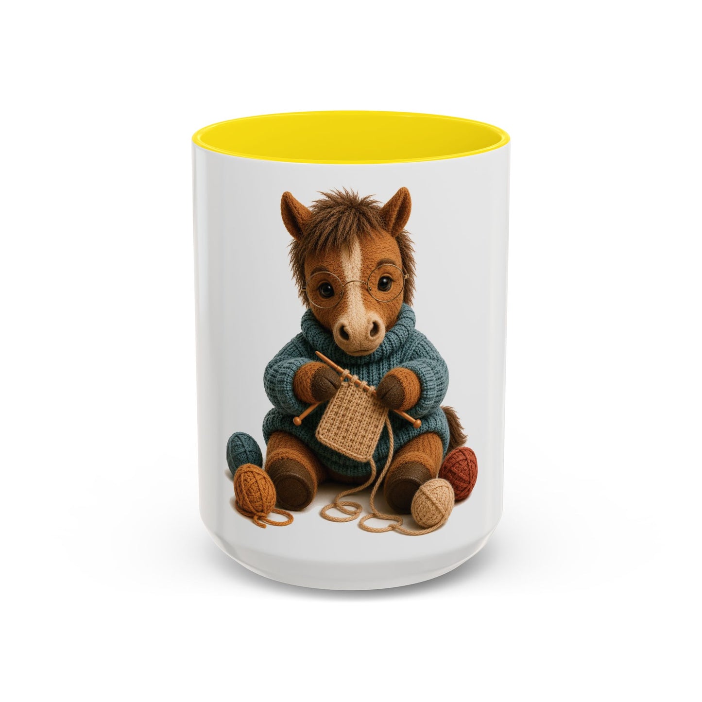 Horse Knitting Mug — Barnyard Stitch Club Mug (11/15oz)