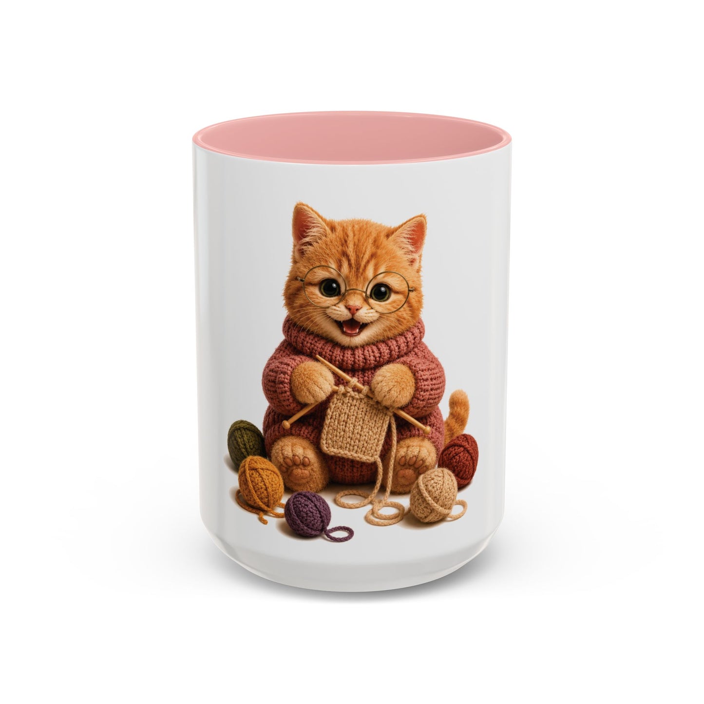Cat Knitting Mug —Barnyard Stitch Club Mug (11/15oz)