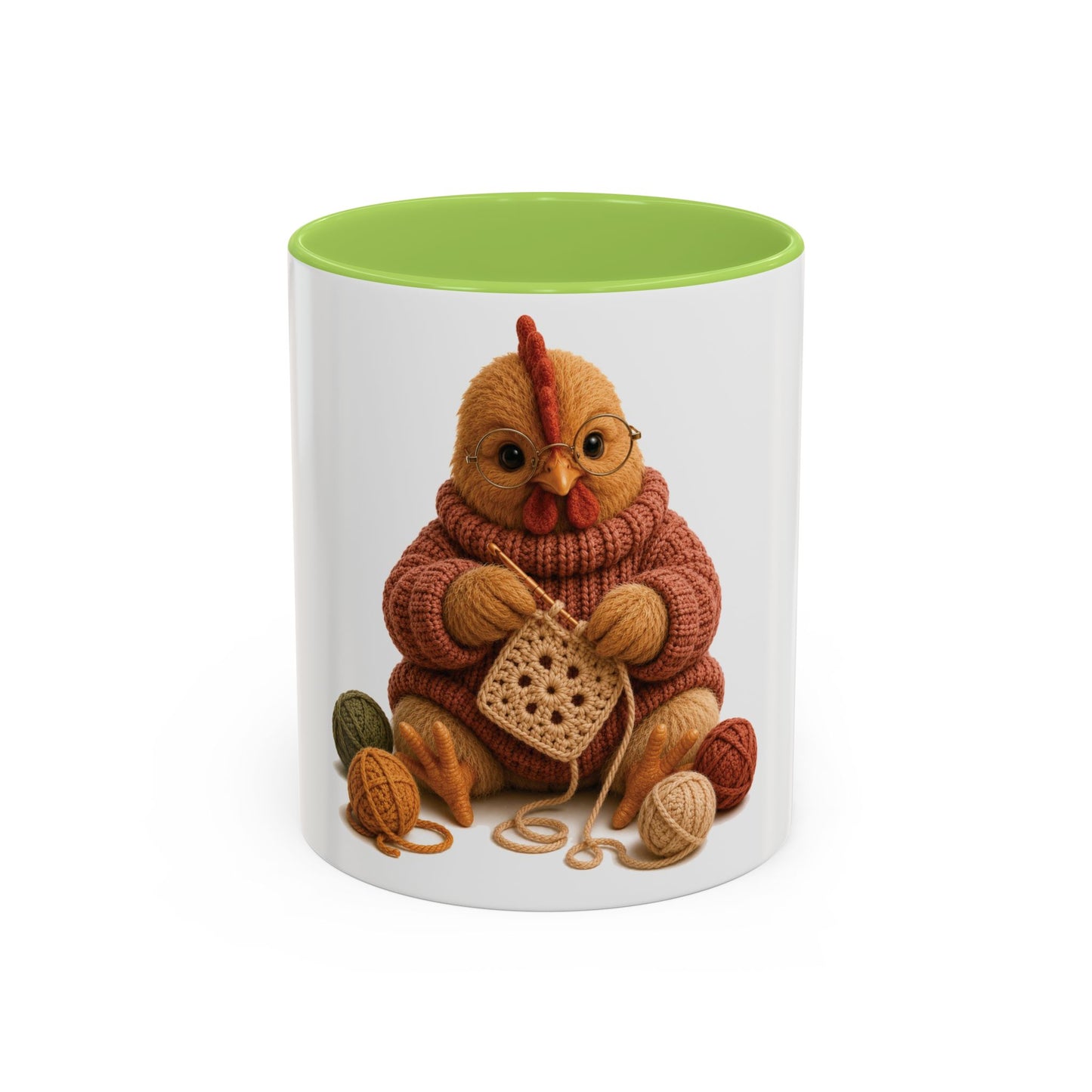 Chicken Crocheting Mug - Barnyard Stitch Club Mug (11/15oz)
