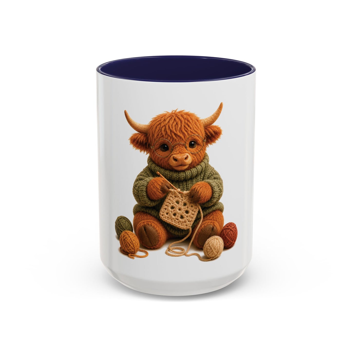 Hyland Cow Crocheting Mug - Barnyard Stitch Club  (11/15oz)