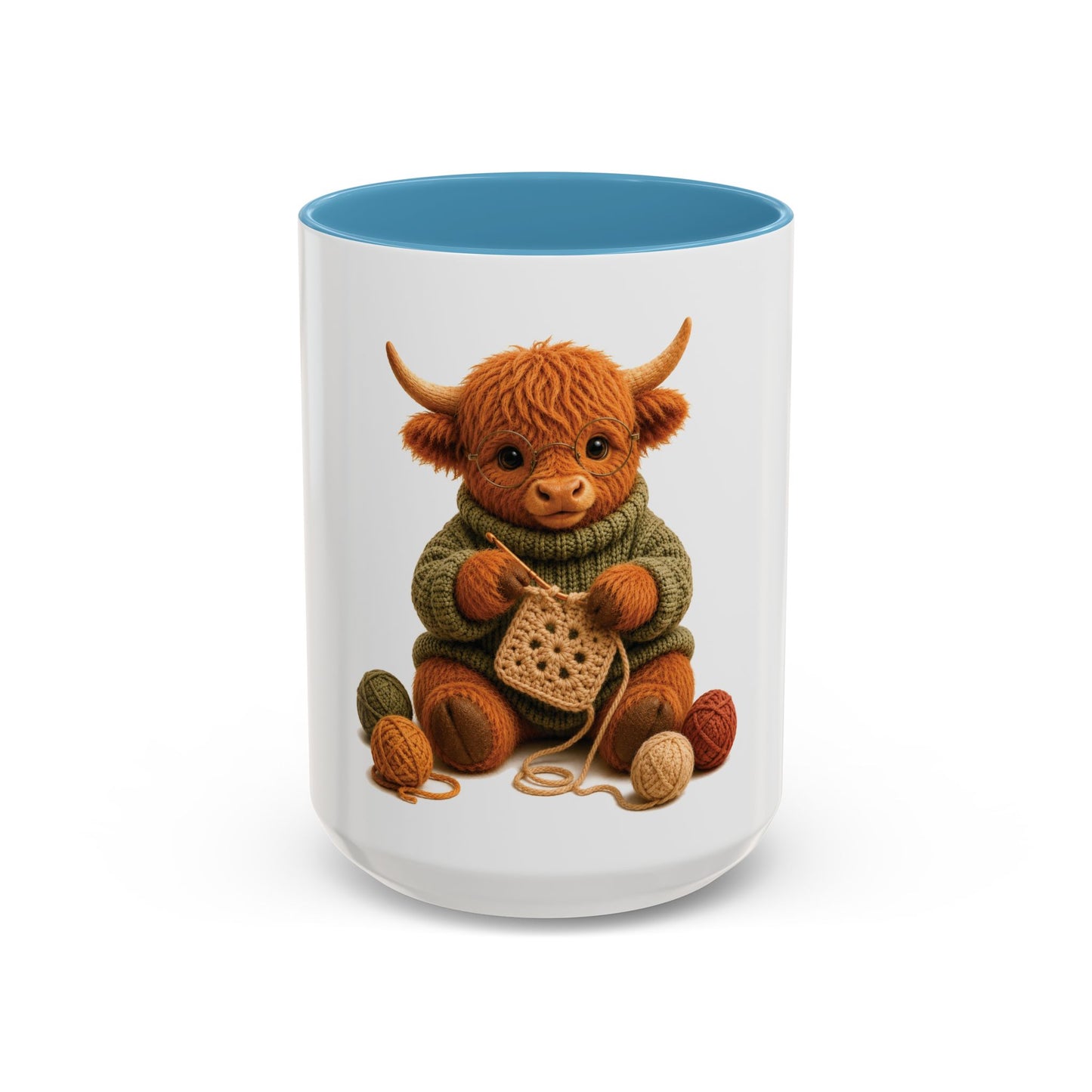 Hyland Cow Crocheting Mug - Barnyard Stitch Club  (11/15oz)