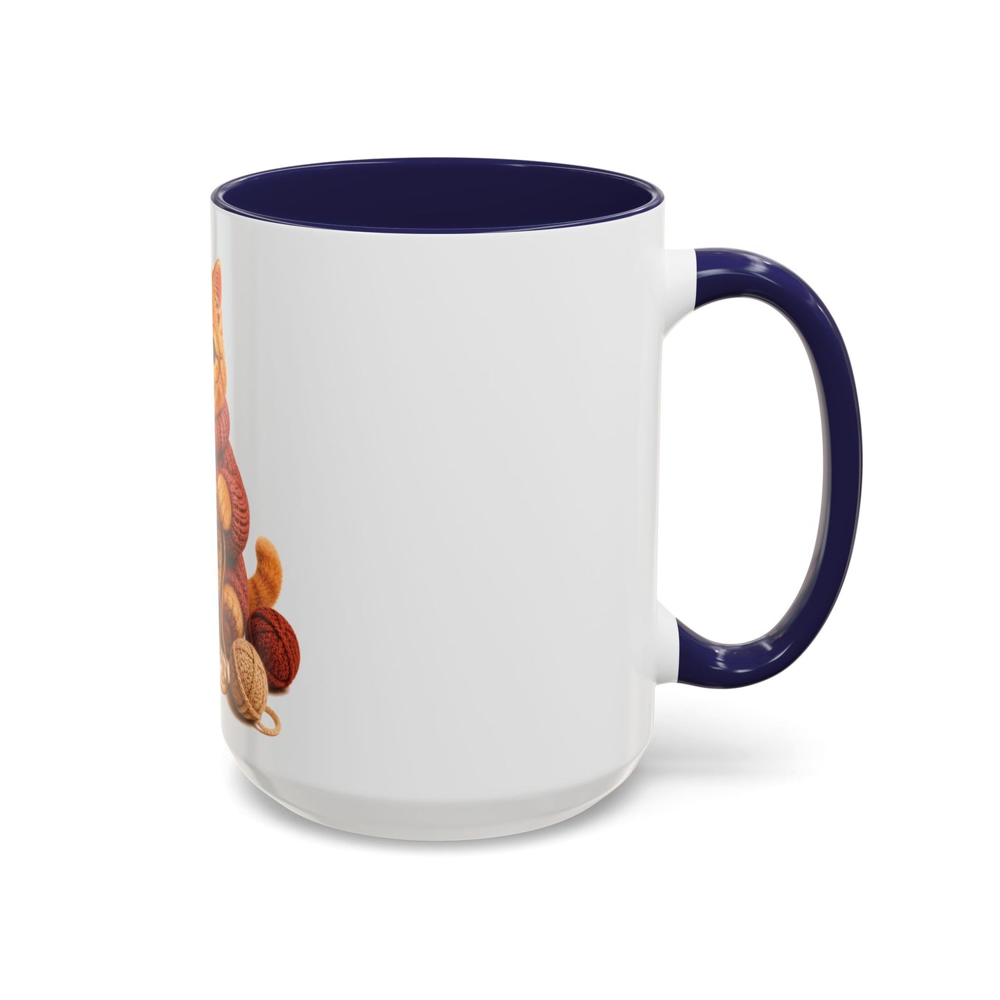Cat Crocheting Mug — Barnyard Stitch Club Mug (11/15oz)