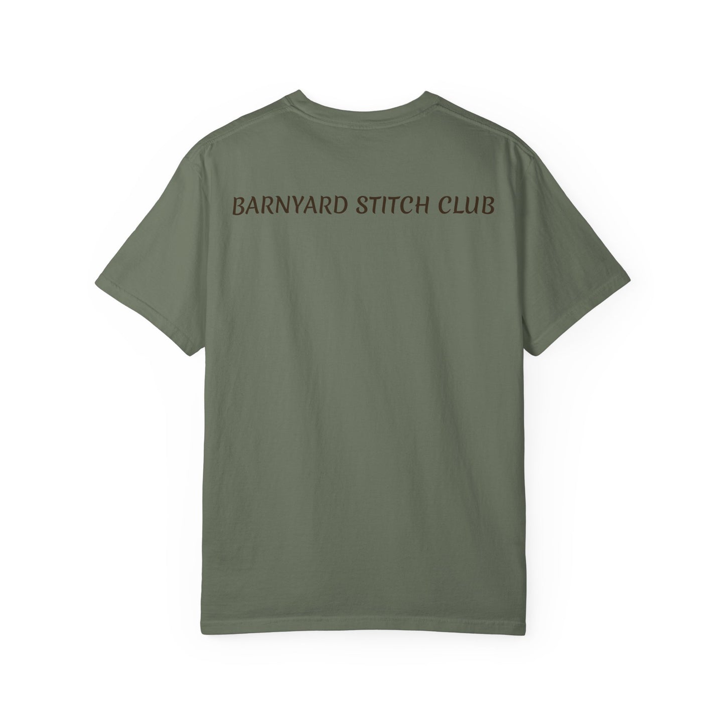Chicken, Sheep, Hyland Cow Crocheting — Barnyard Stitch Club T-Shirt