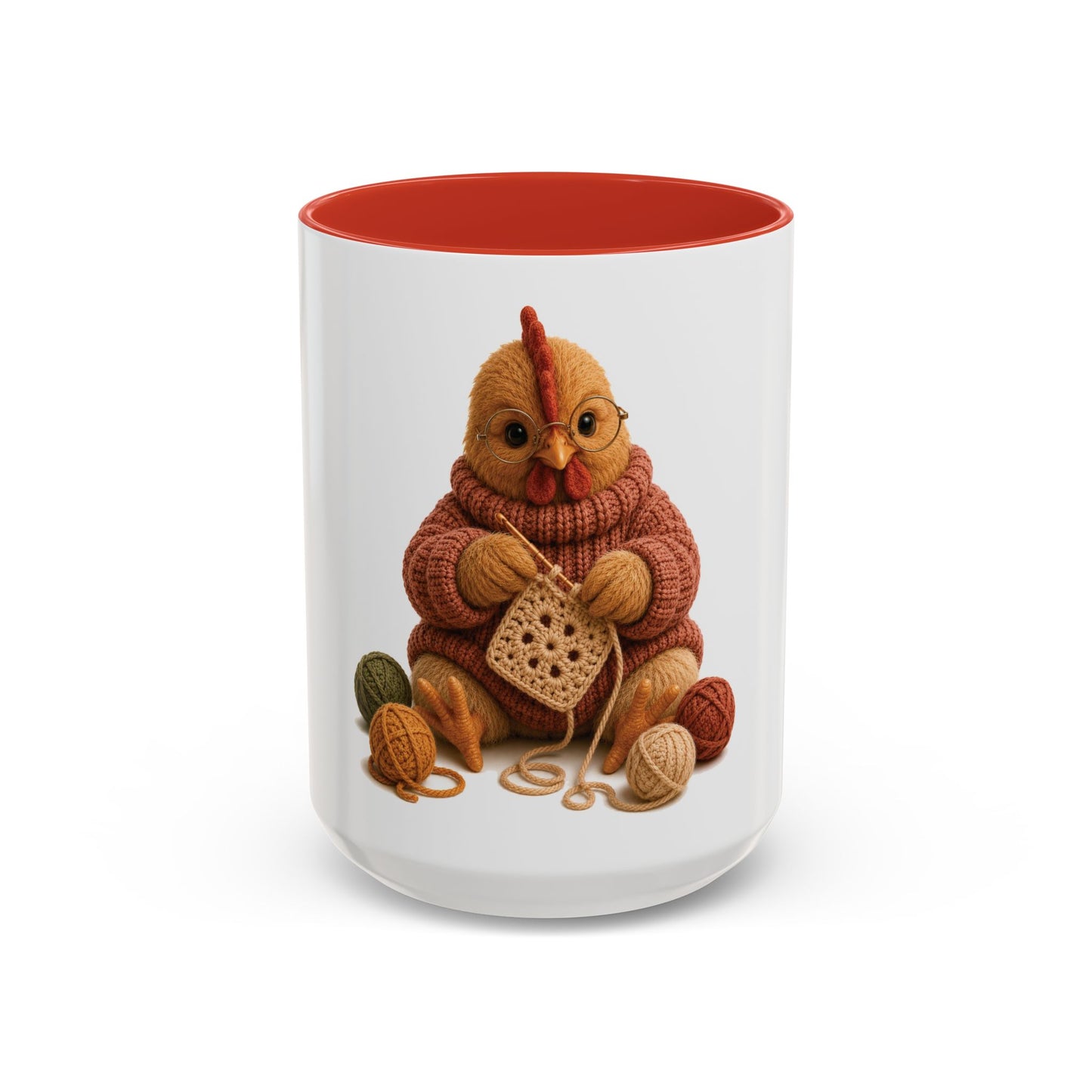 Chicken Crocheting Mug - Barnyard Stitch Club Mug (11/15oz)