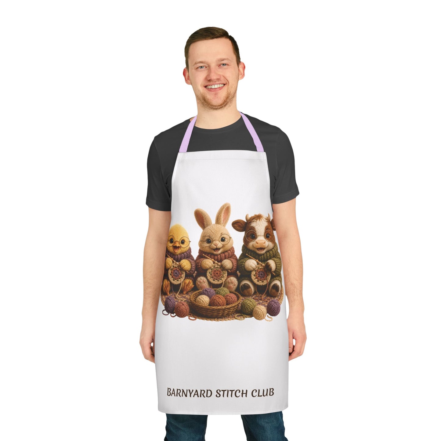 Chick, Bunny, Cow Crocheting — Barnyard Stitch Club Apron
