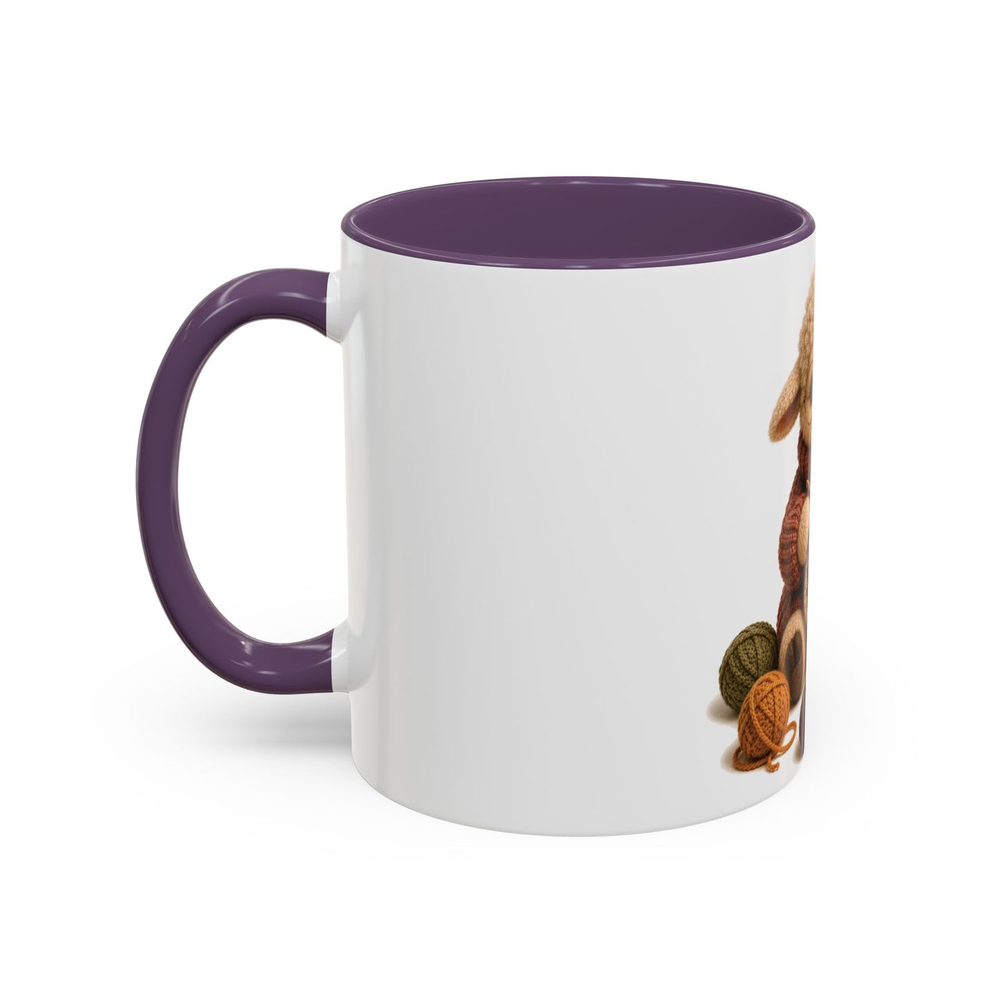 Sheep Crocheting Mug — Barnyard Stitch Club Mug (11/15oz)