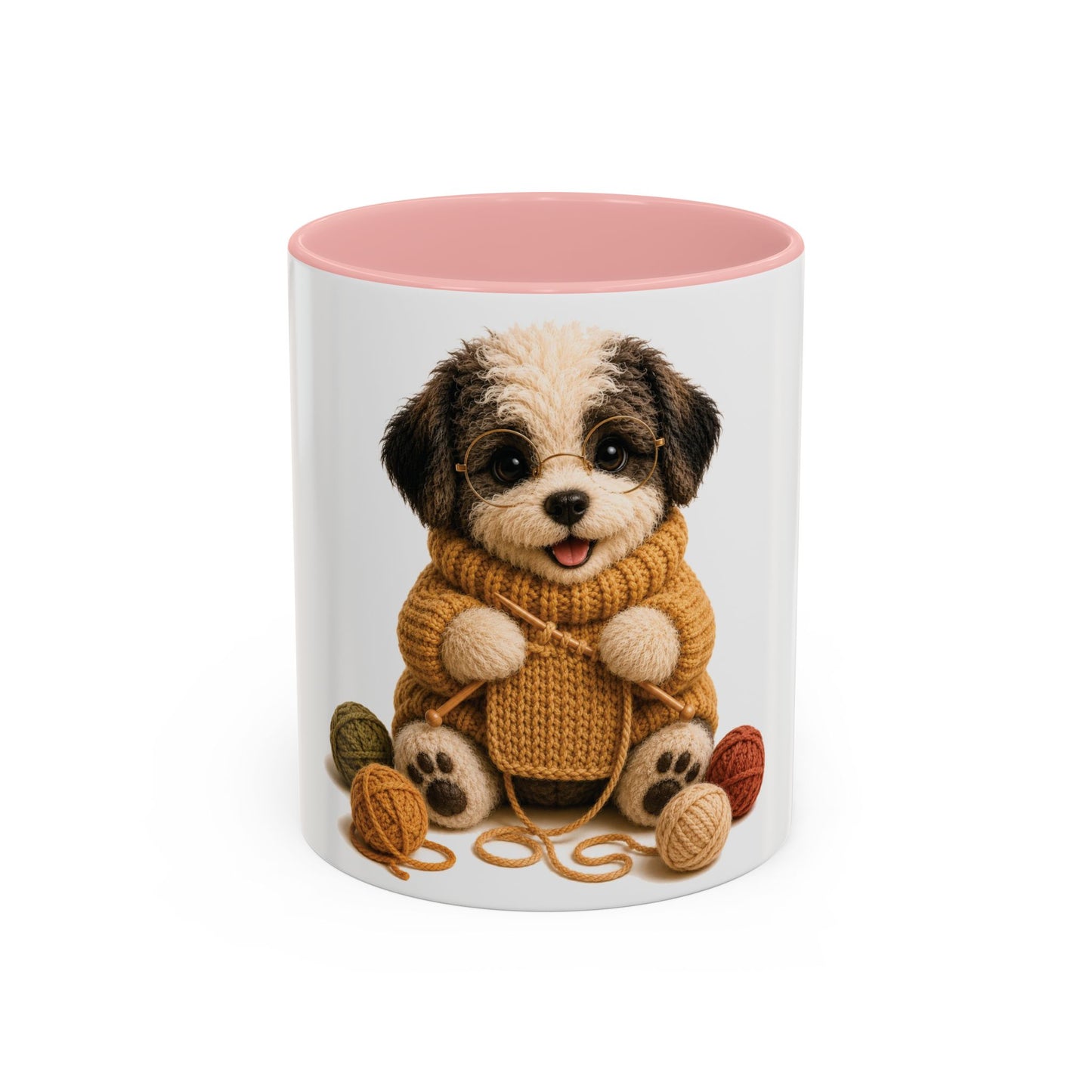 Sheep Dog Knitting Mug — Barnyard Stitch Club Mug (11/15oz)