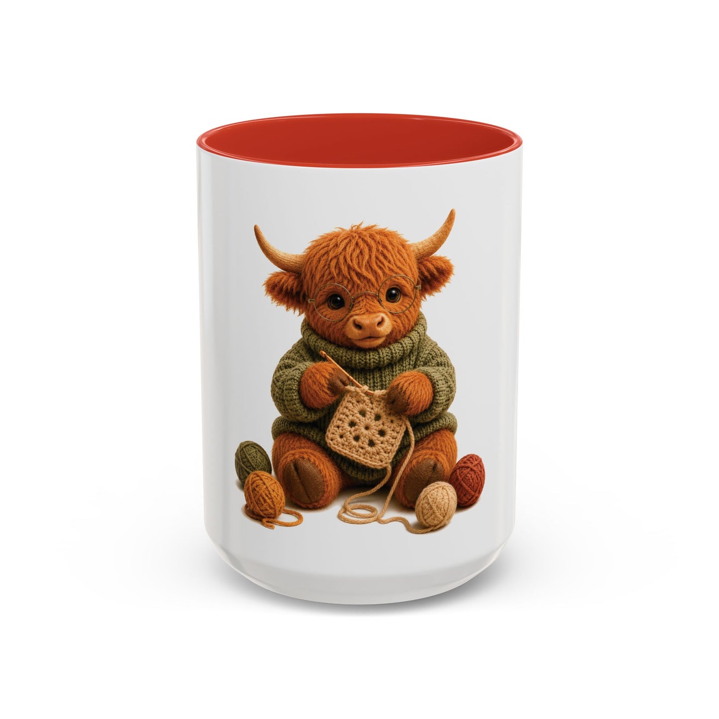 Hyland Cow Crocheting Mug - Barnyard Stitch Club  (11/15oz)