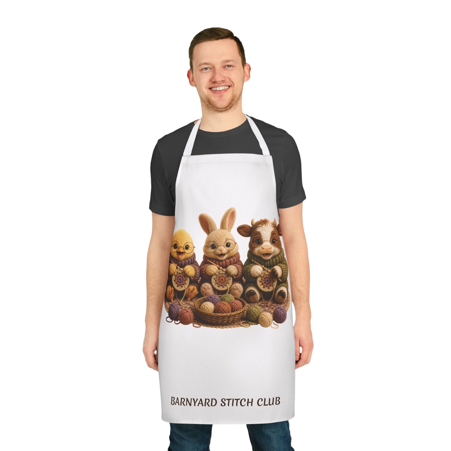 Chick, Bunny, Cow Crocheting — Barnyard Stitch Club Apron