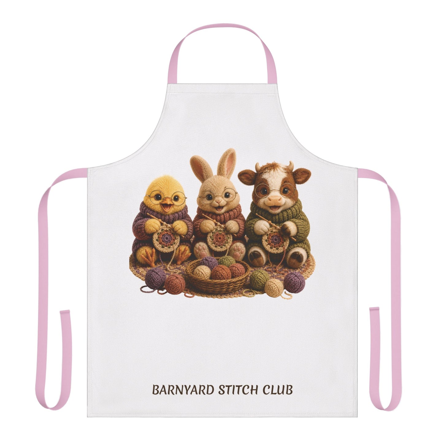 Chick, Bunny, Cow Crocheting — Barnyard Stitch Club Apron