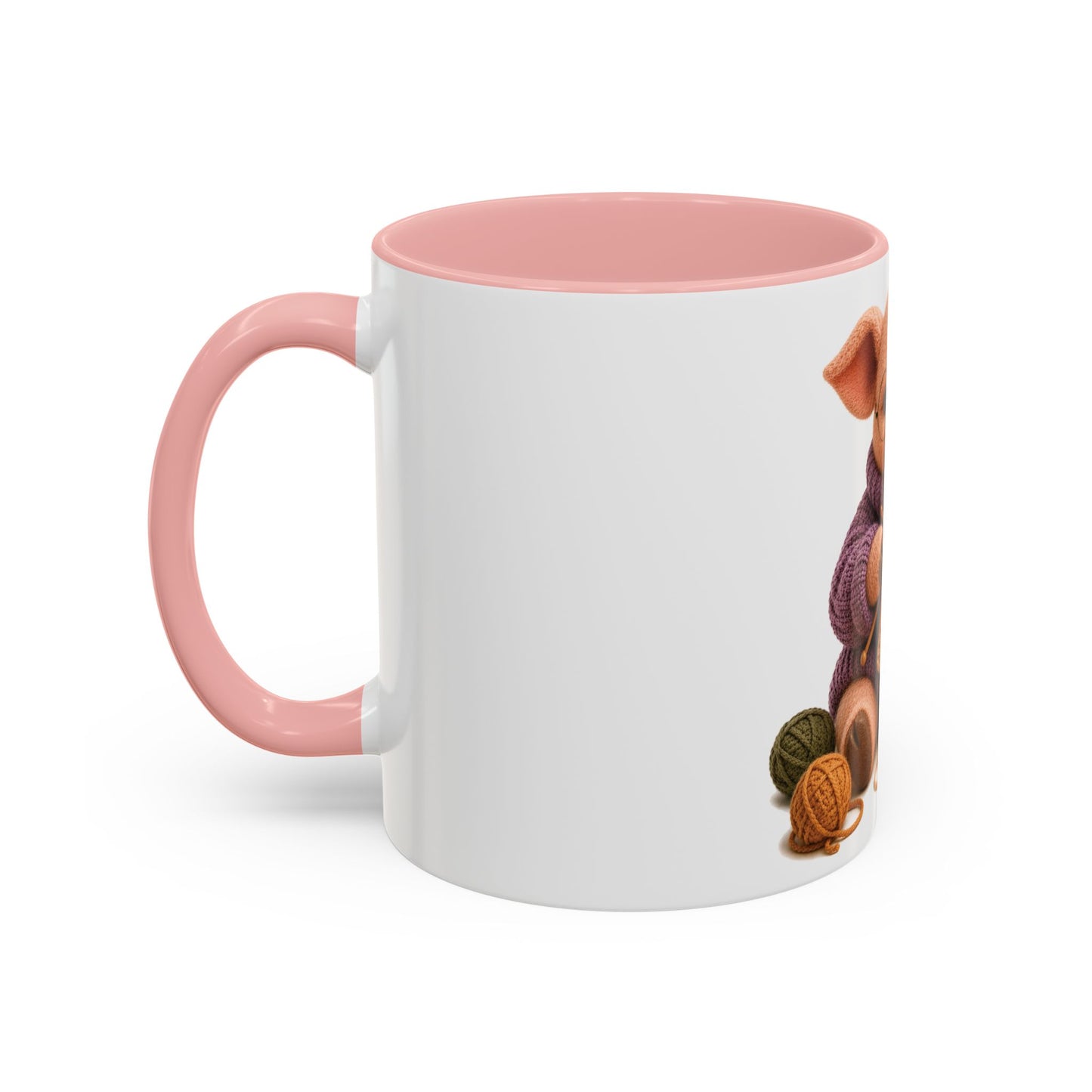 Pig Knitting Mug — Barnyard Stitch Club Mug (11/15oz)