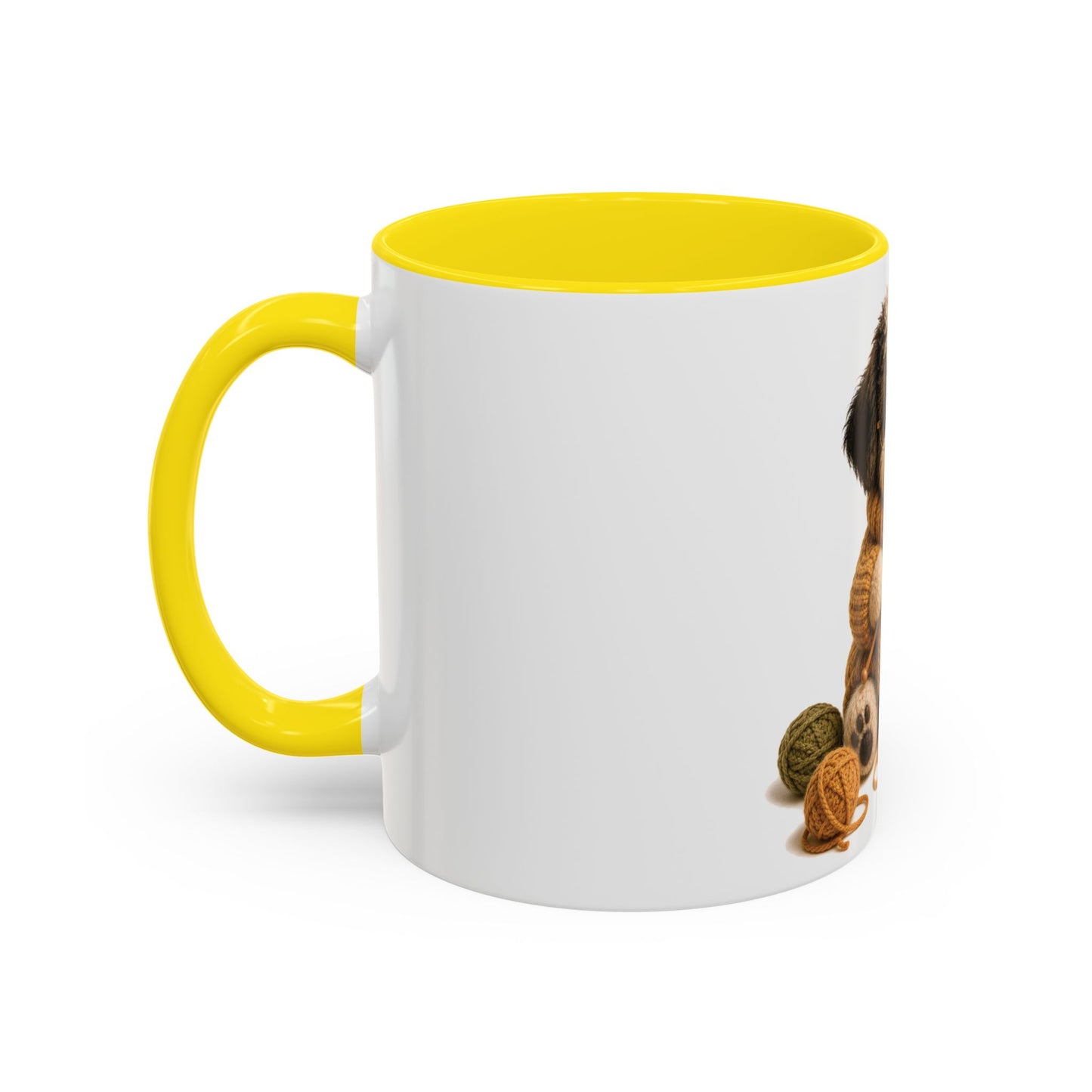 Sheep Dog Knitting Mug — Barnyard Stitch Club Mug (11/15oz)