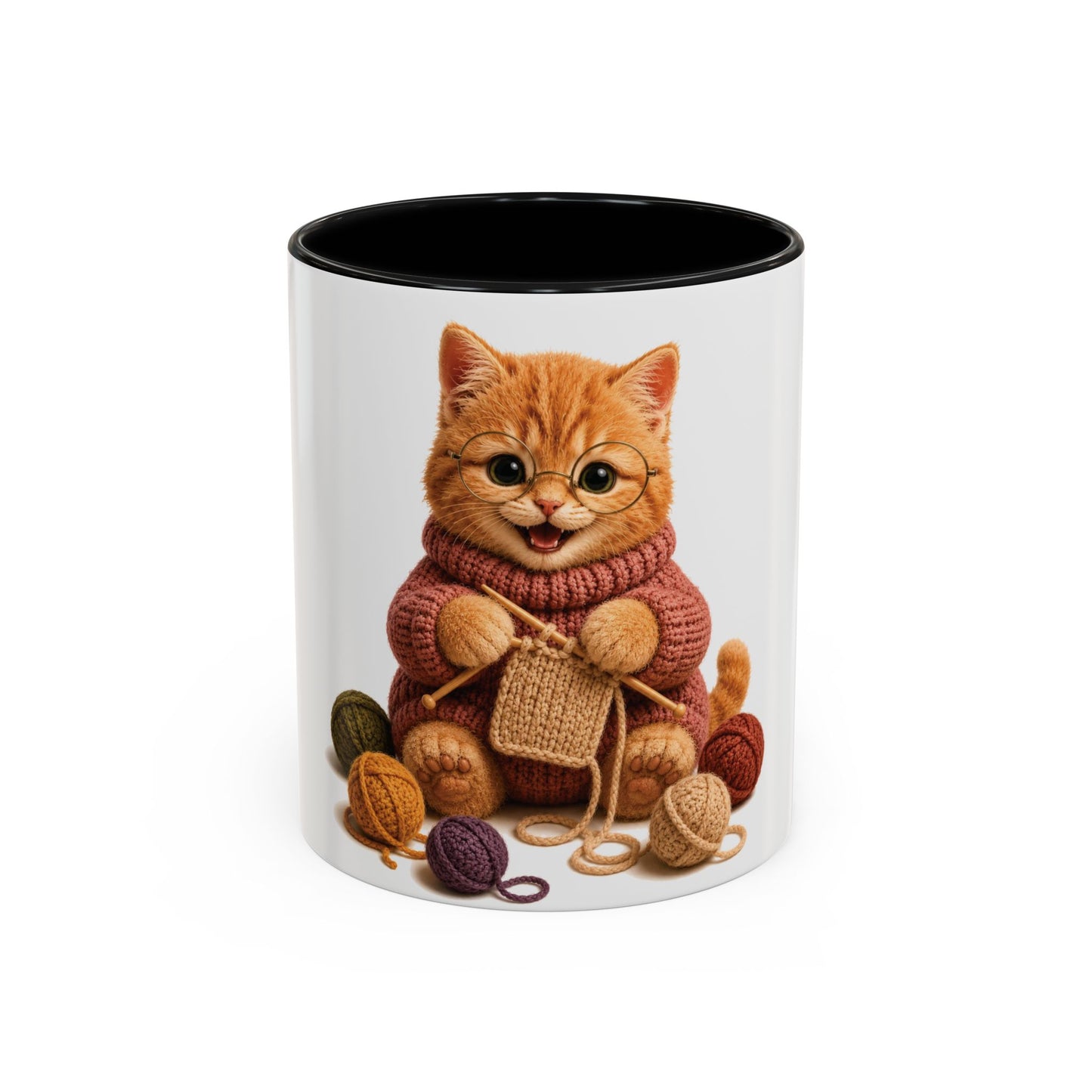 Cat Knitting Mug —Barnyard Stitch Club Mug (11/15oz)