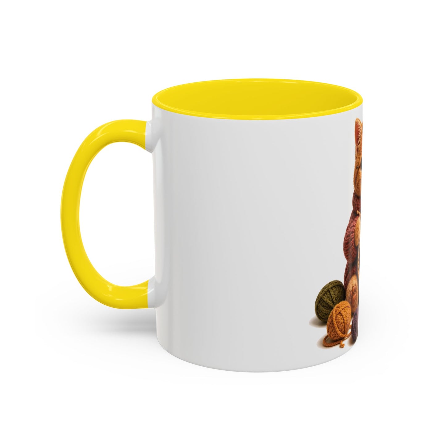 Cat Crocheting Mug — Barnyard Stitch Club Mug (11/15oz)