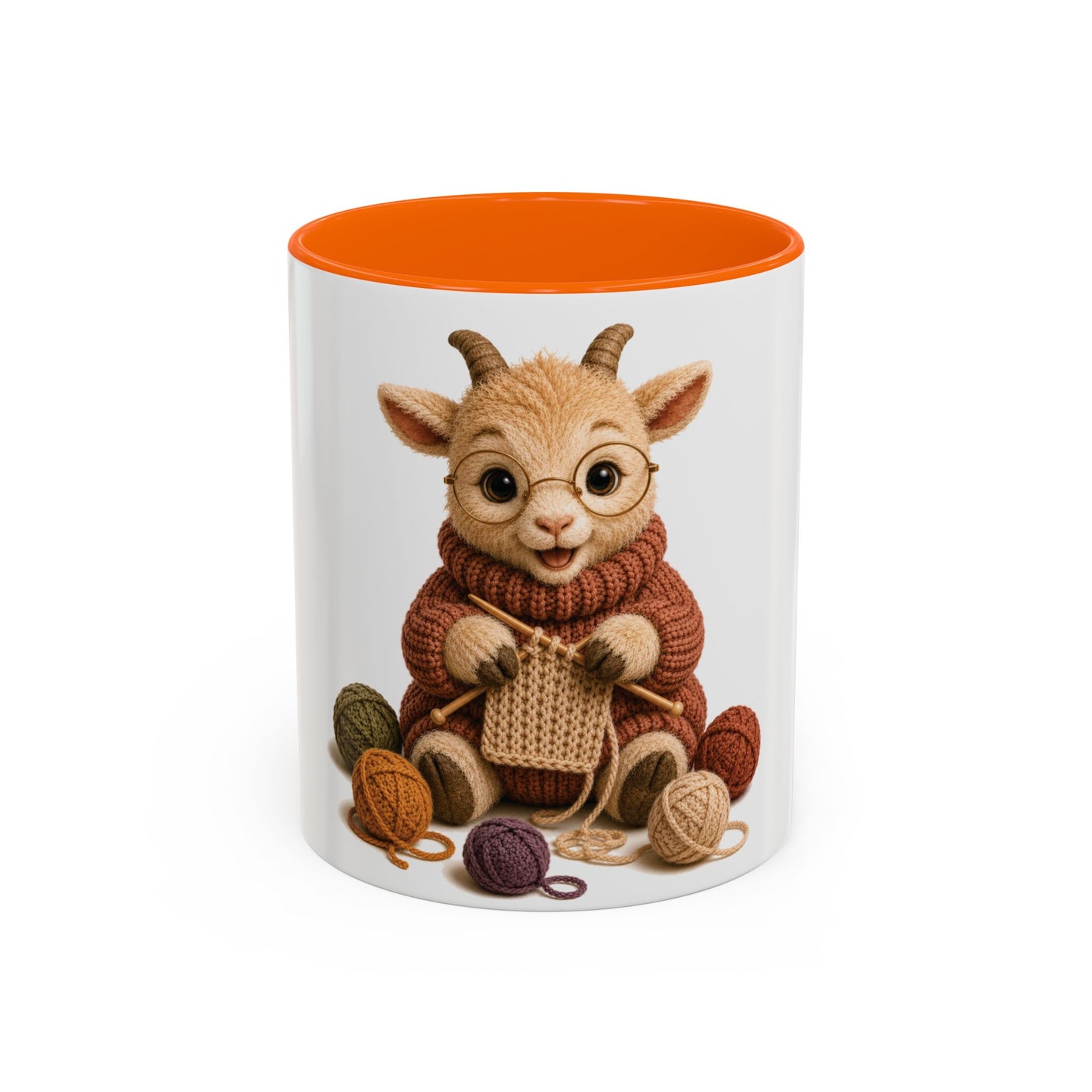 Goat Knitting Mug – Barnyard Stitch Club Mug (11/15oz)