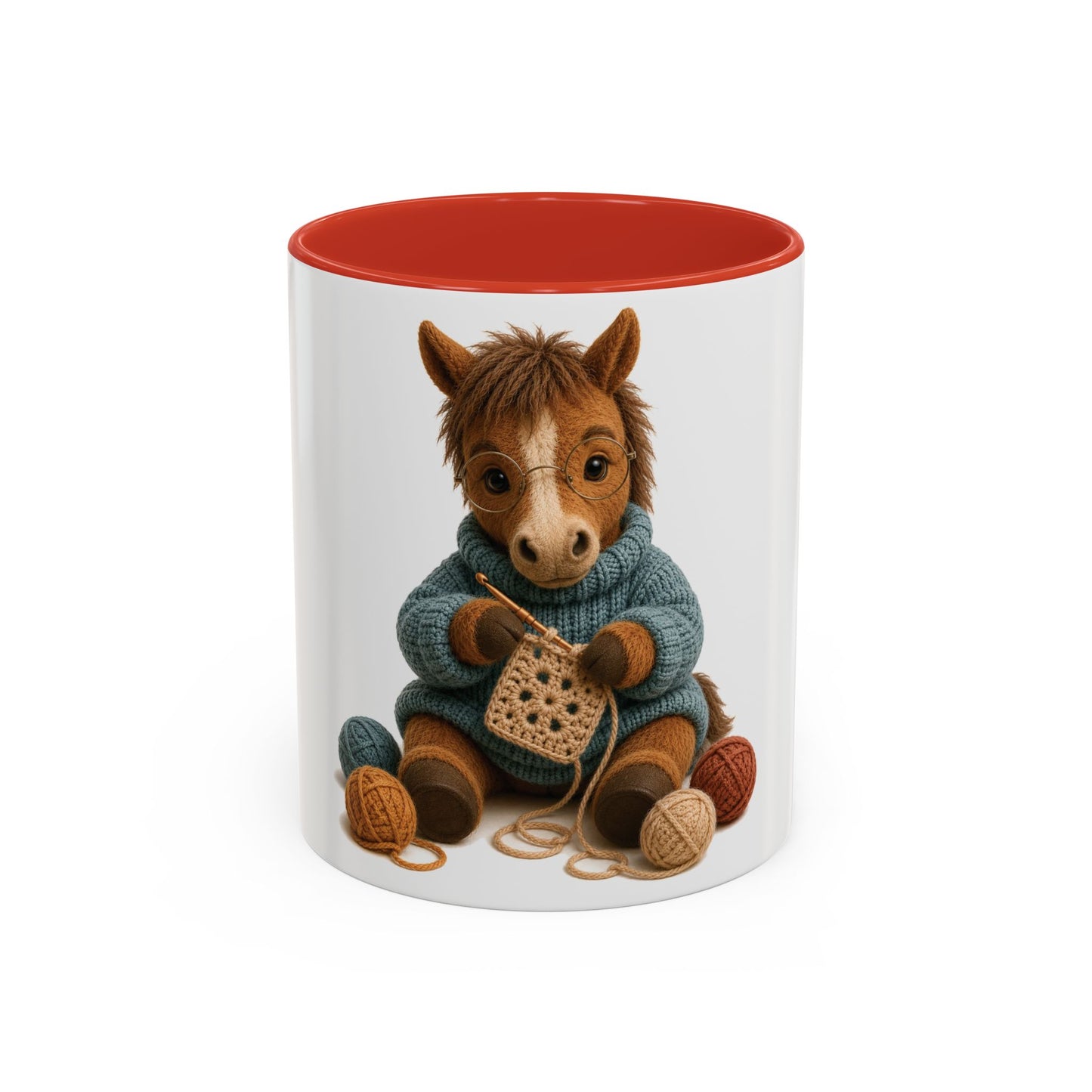 Horse Crocheting Mug — Barnyard Stitch Club Mug (11/15oz)