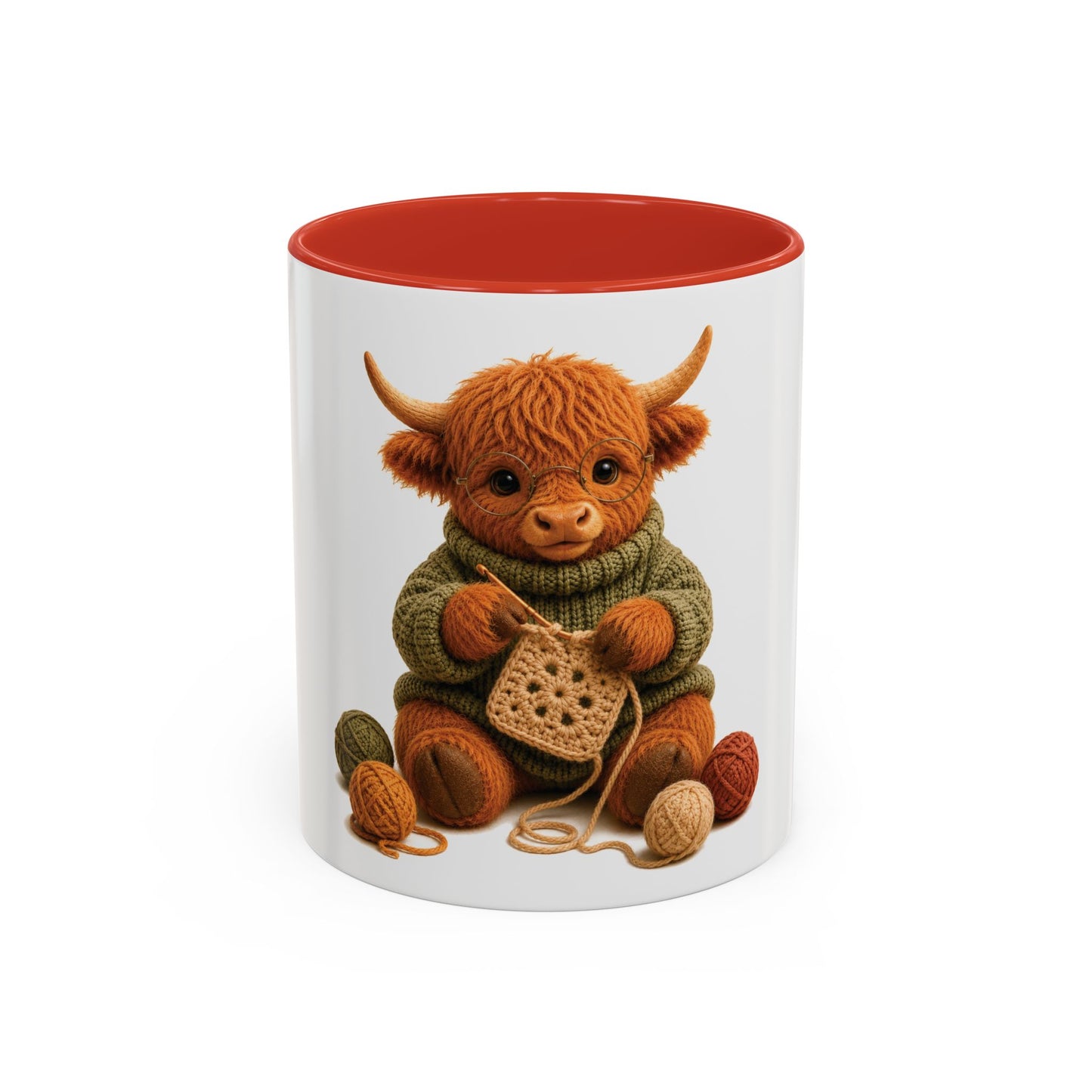 Hyland Cow Crocheting Mug - Barnyard Stitch Club  (11/15oz)