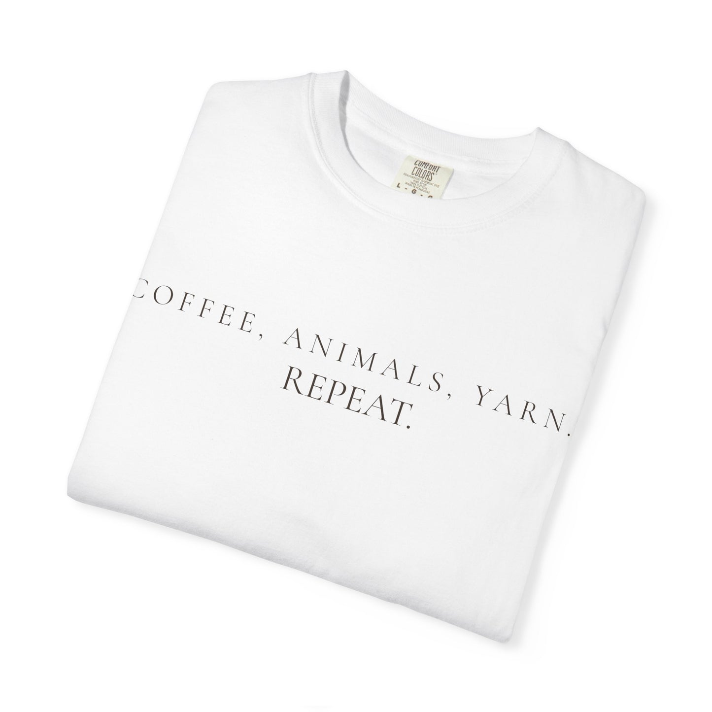 Coffee Animals Yarn. Repeat. — Wit & Wisdom T-Shirt