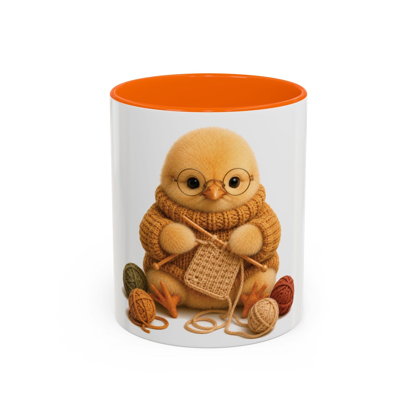 Chick Knitting Mug — Barnyard Stitch Club Mug (11/15oz)