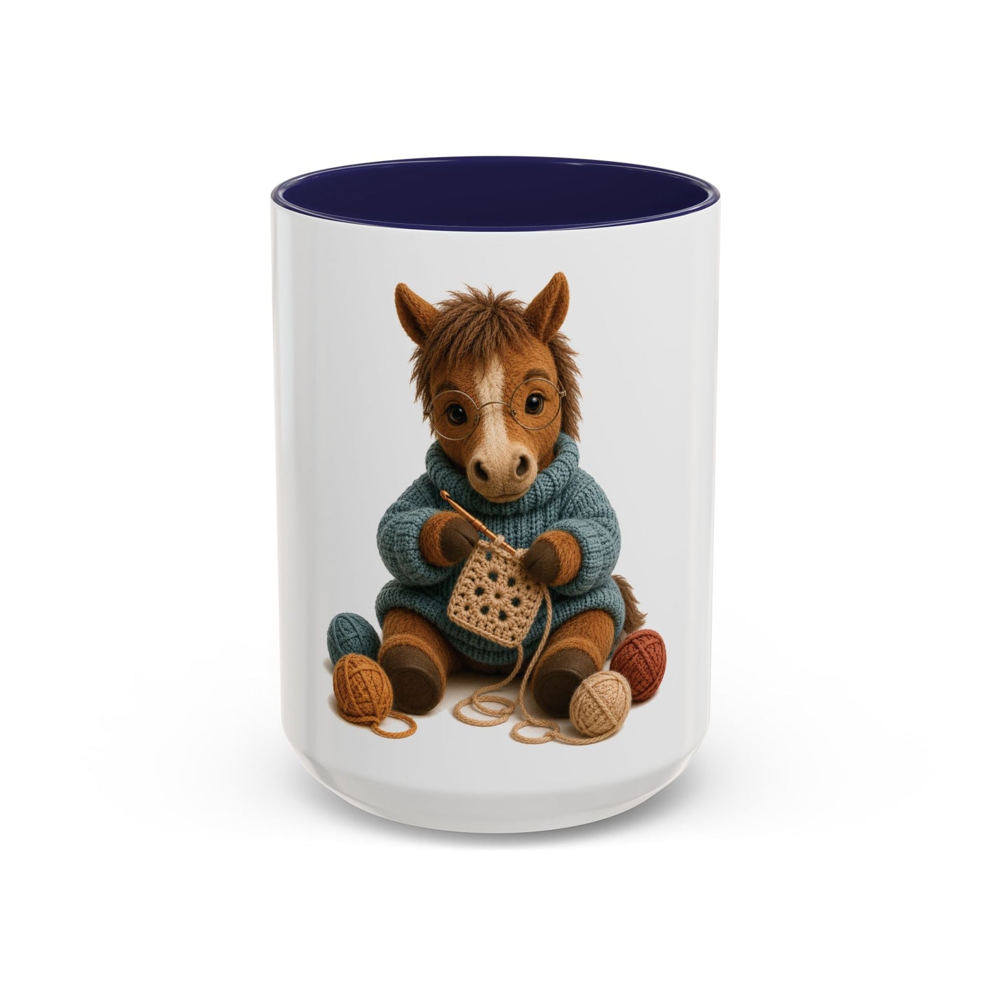 Horse Crocheting Mug — Barnyard Stitch Club Mug (11/15oz)